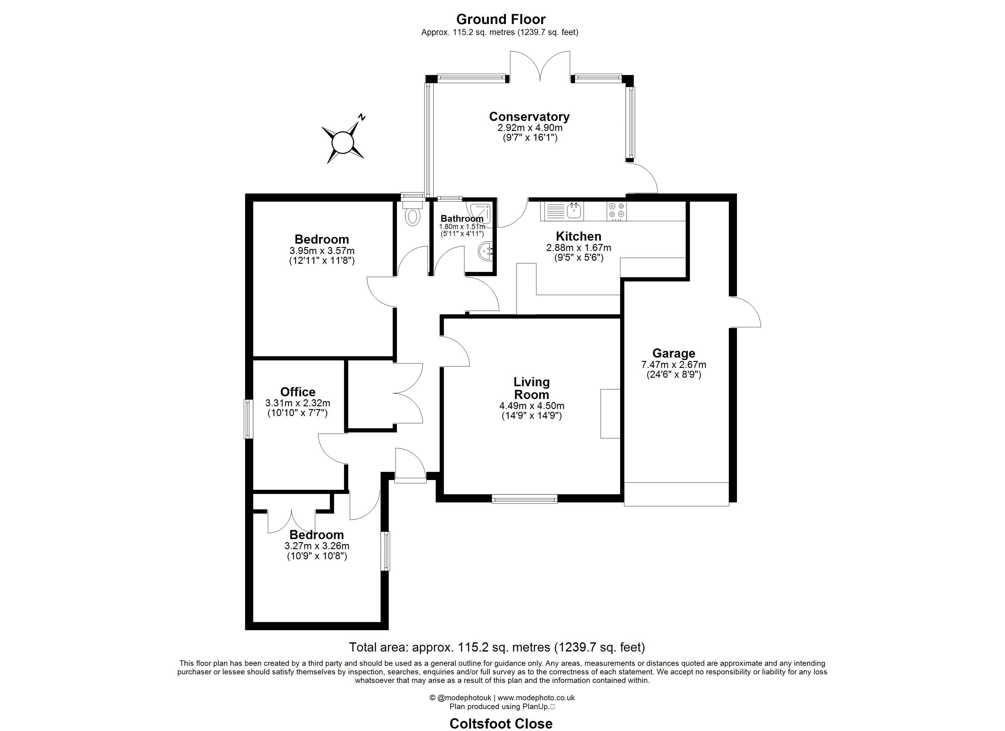 3, Coltsfoot Close, Newmarket floorplan