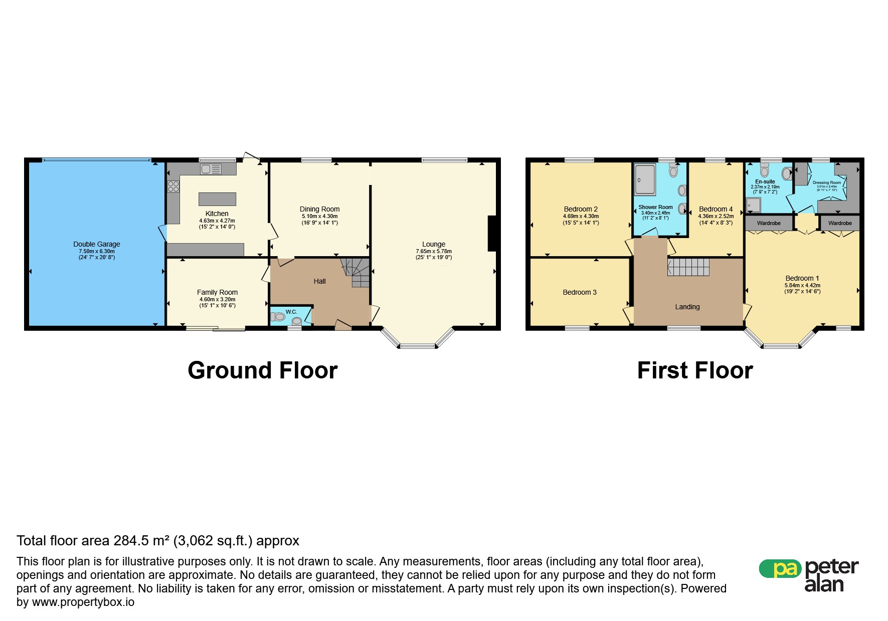 12, Highlands, Porth floorplan