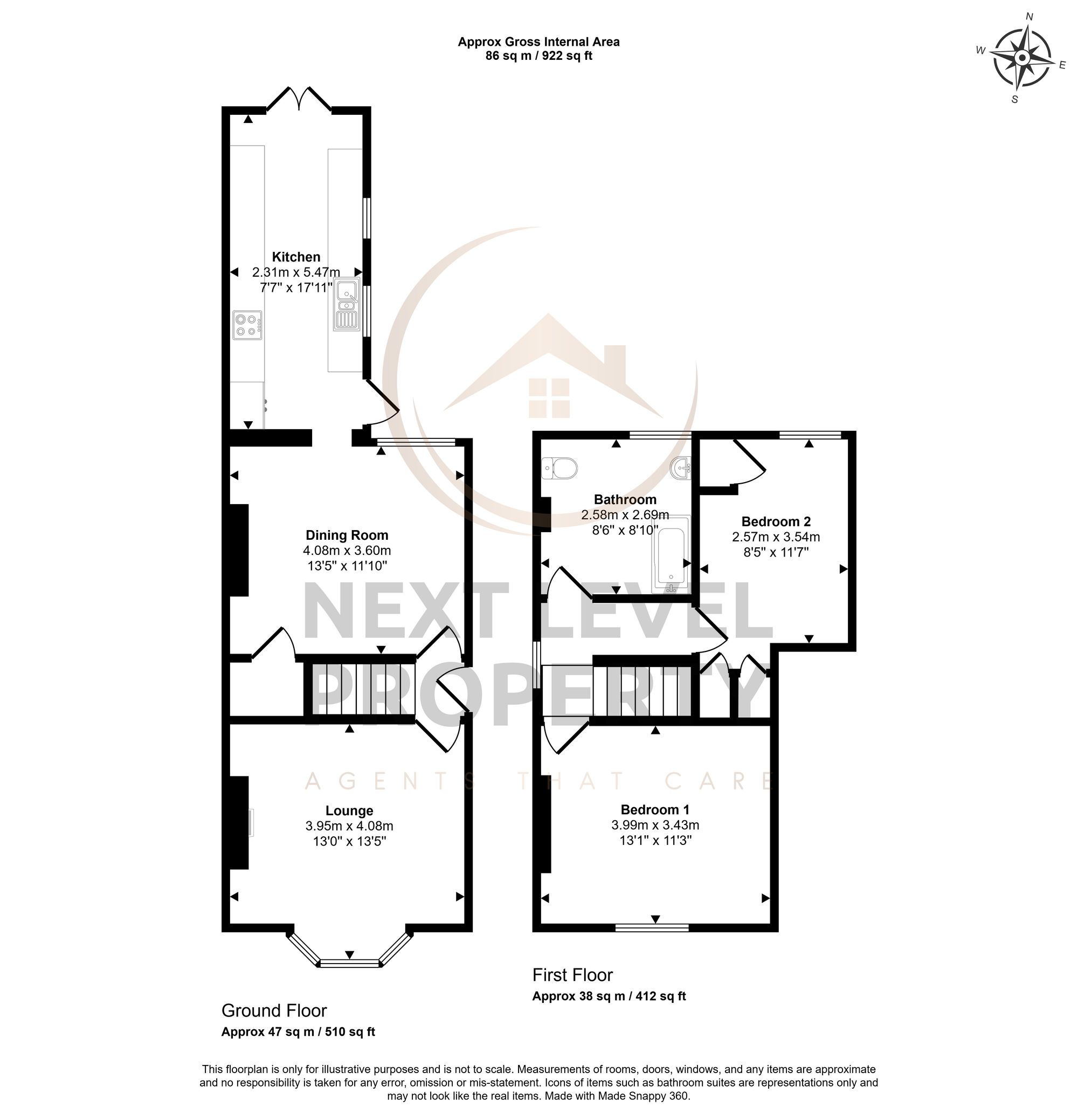 41 North Street, March floorplan