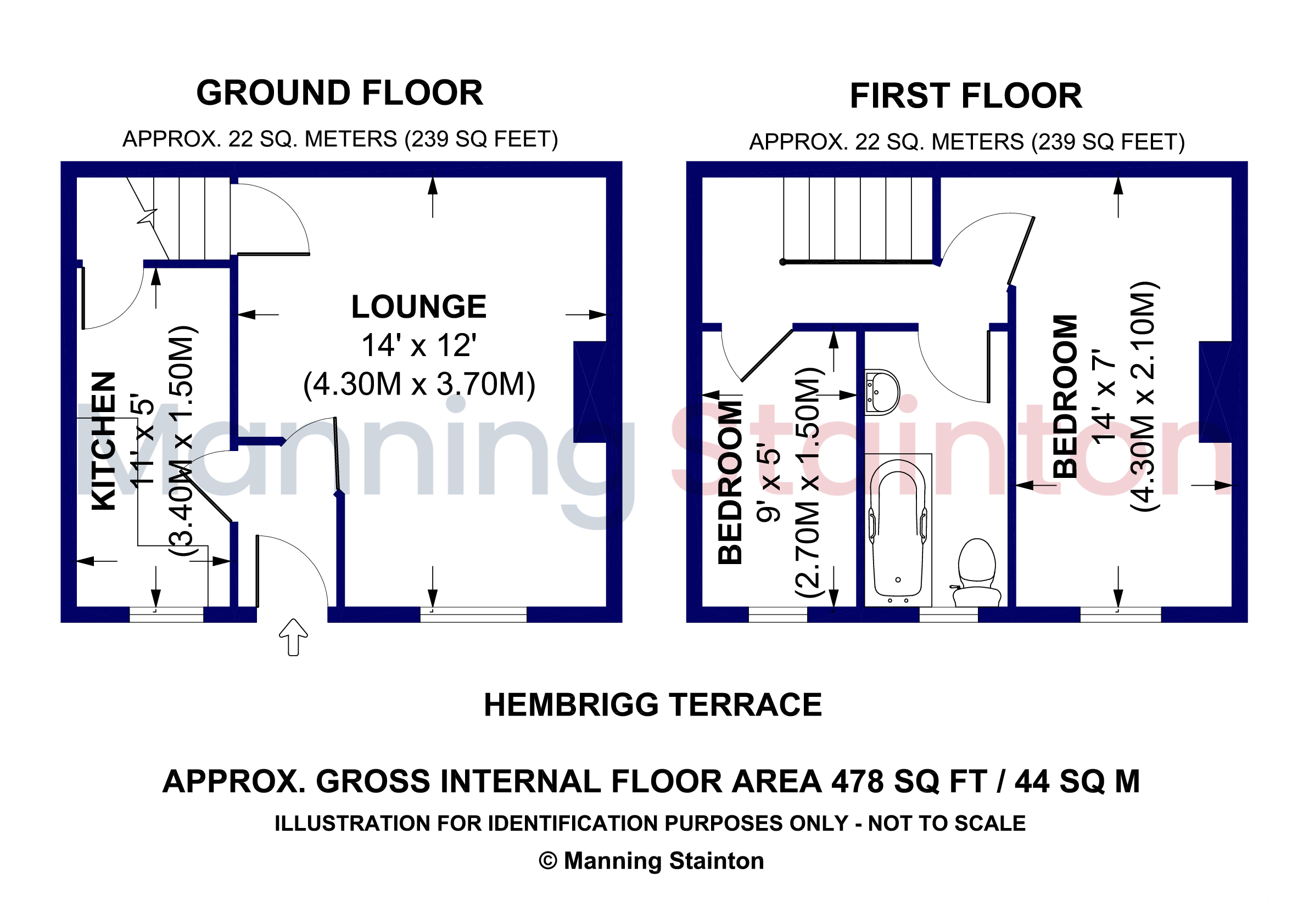 Hembrigg Terrace, Leeds floorplan
