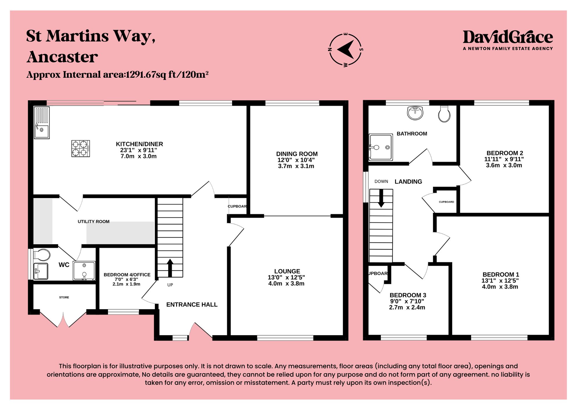 28 St. Martins Way, Grantham floorplan
