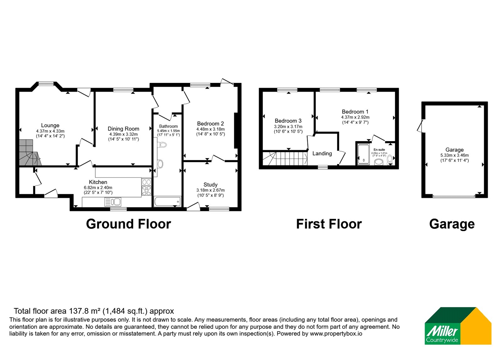 Rock Cottage,, Trethurgy, Cornwall floorplan