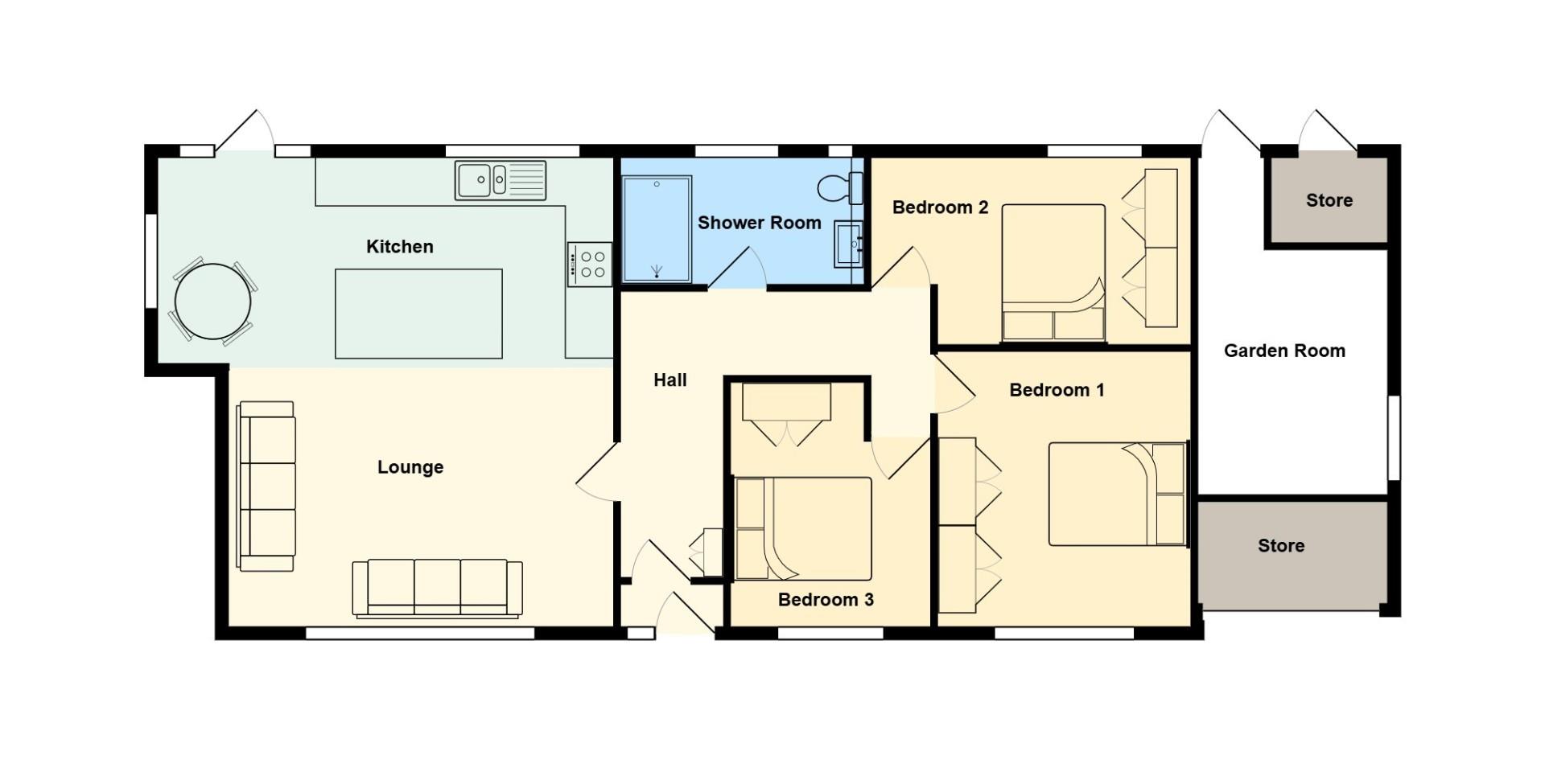 121, Andrew Road, Penarth floorplan