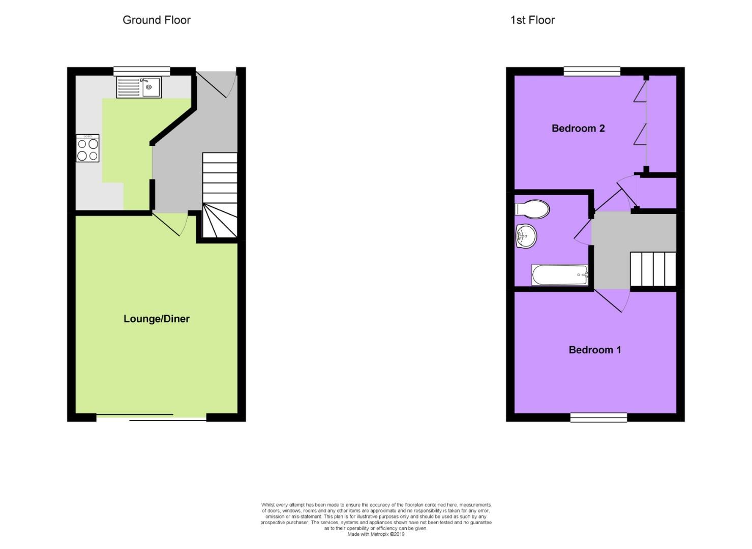 2 Bedrooms Terraced house for sale in Shorefields, Rainham, Gillingham ME8