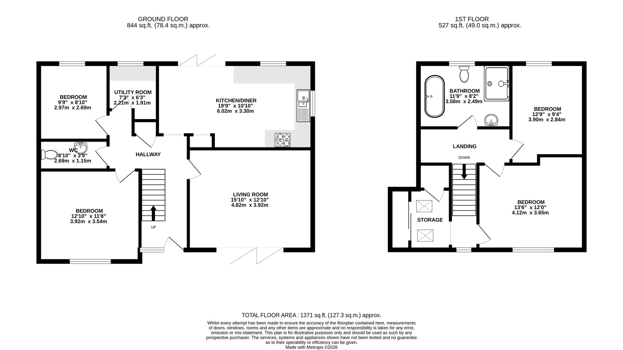West View Crown Road, Cwmbran floorplan