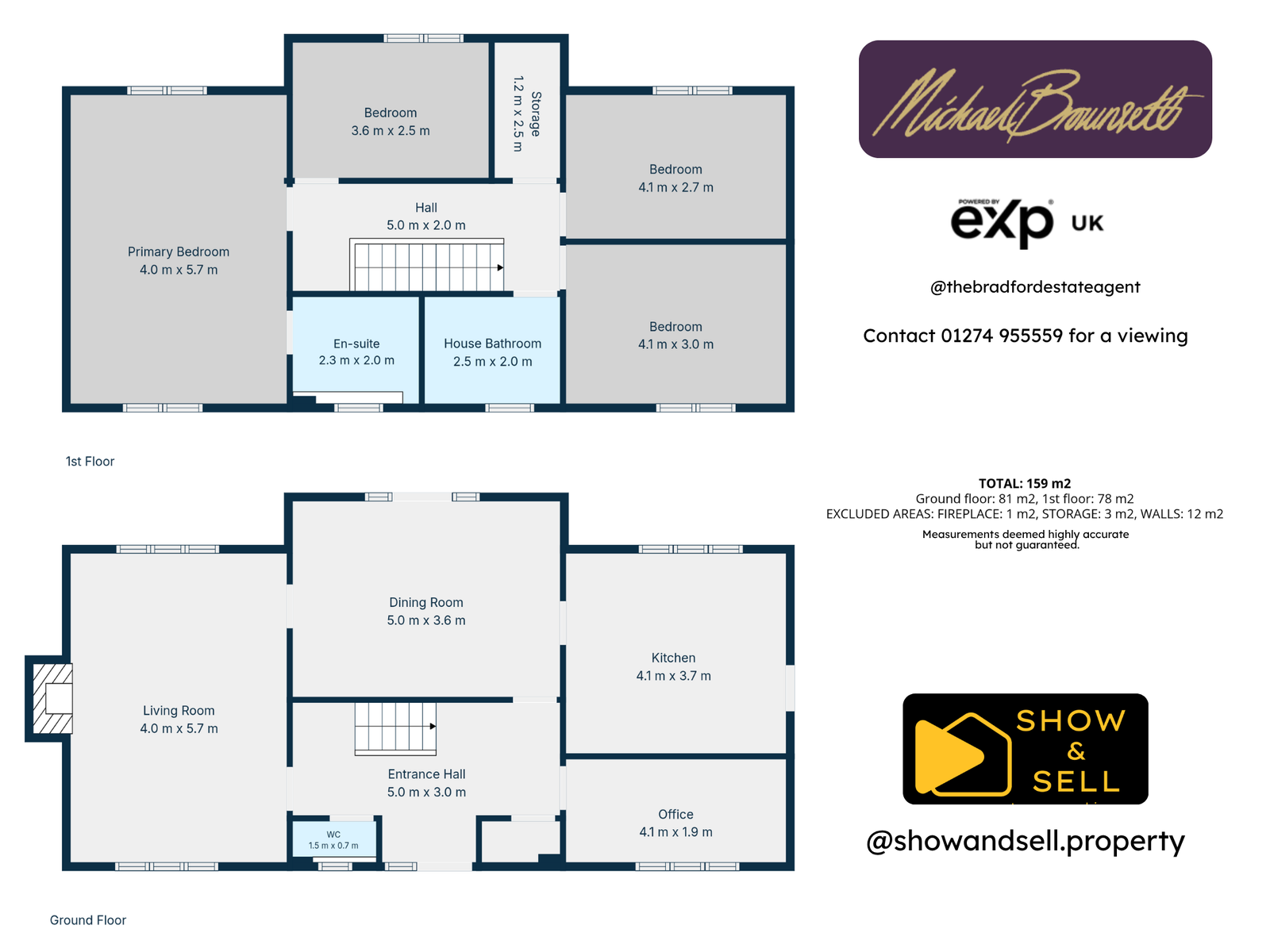 12, Broadfolds, Bradford floorplan
