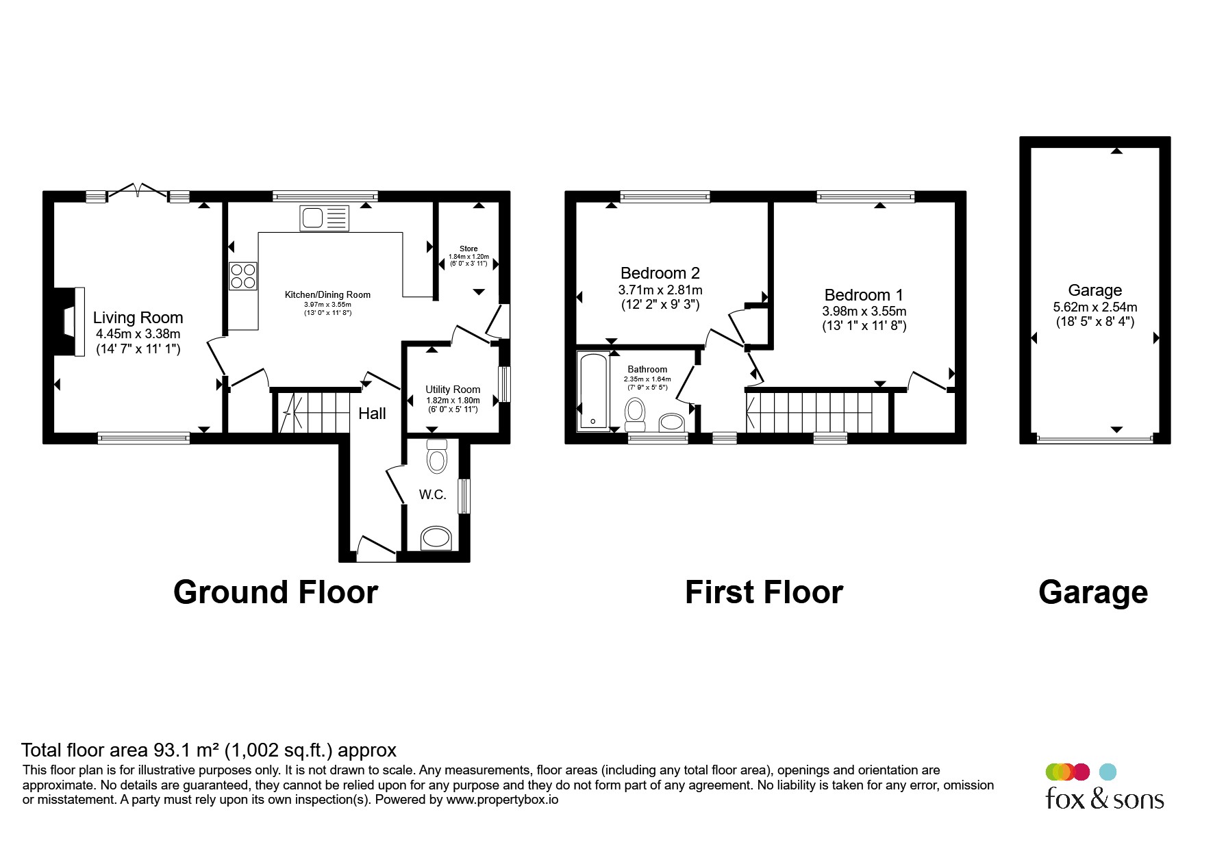 50, Penn Crescent, Haywards Heath floorplan