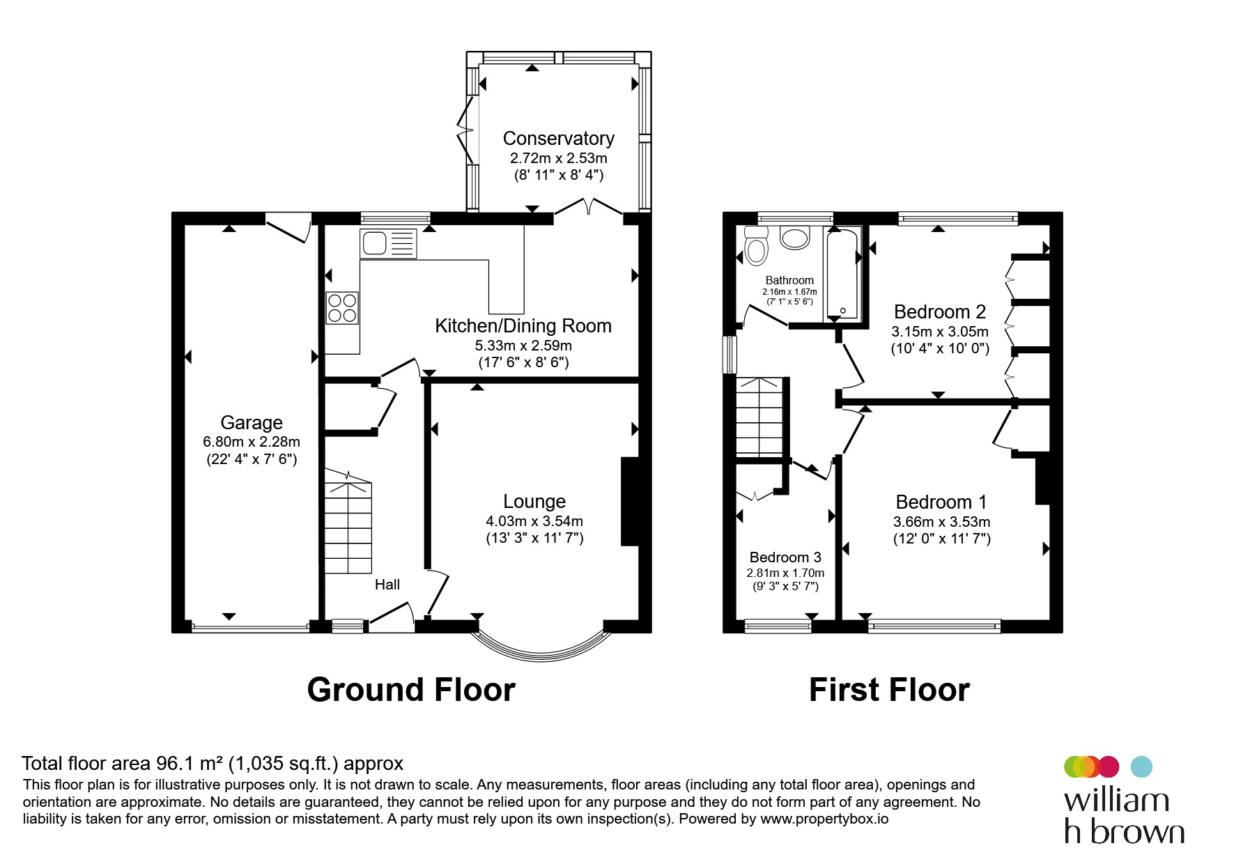 84, Walnut Road, Doncaster floorplan