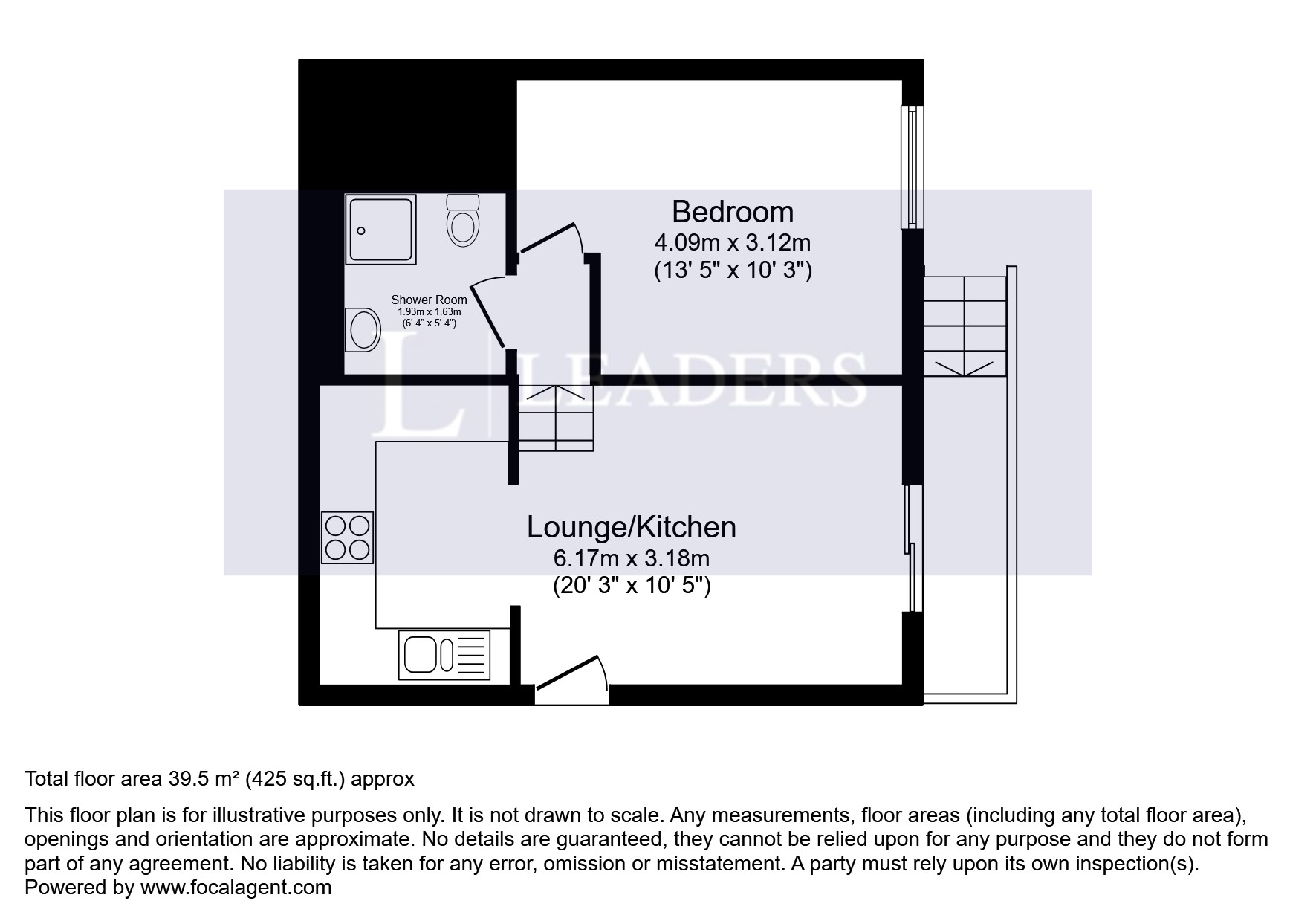 Flat 3 Railway House, 135, St. Johns Hill, Sevenoaks floorplan