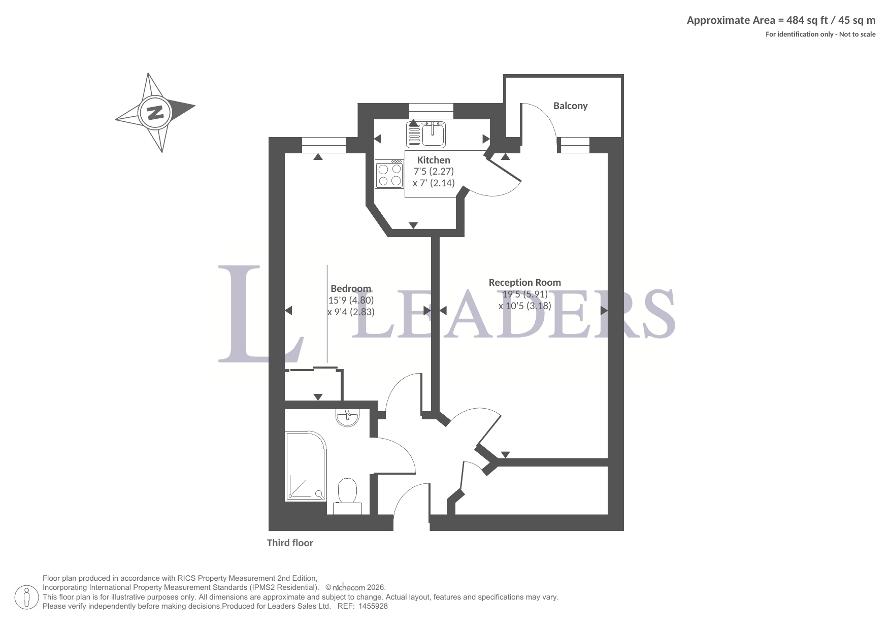 Flat 32, Waterside Lodge,, Bradford Street, Kent floorplan