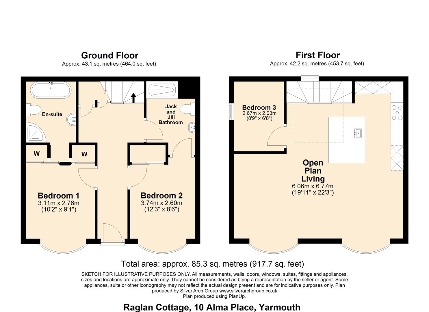 Raglan Cottage, 10, Alma Place, Yarmouth floorplan