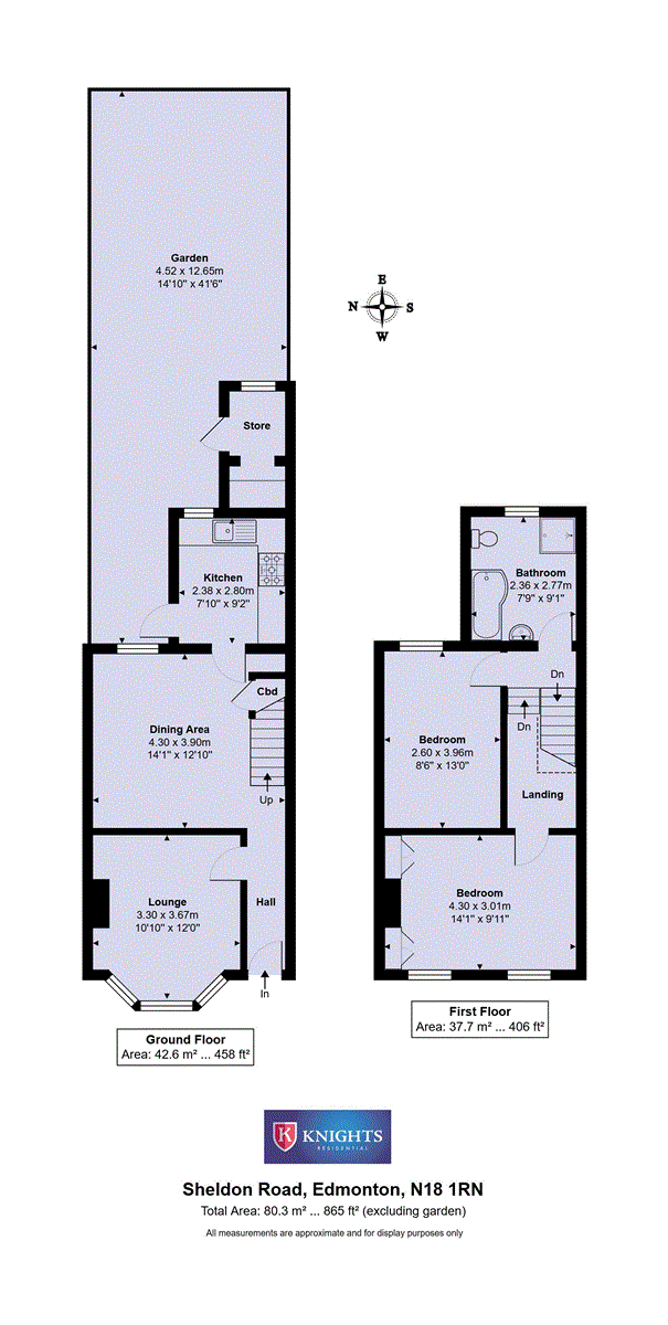 114, Sheldon Road, London floorplan