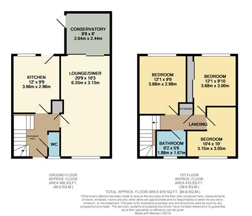 3 Bedrooms Terraced house for sale in Trident Drive, Houghton Regis, Dunstable LU5