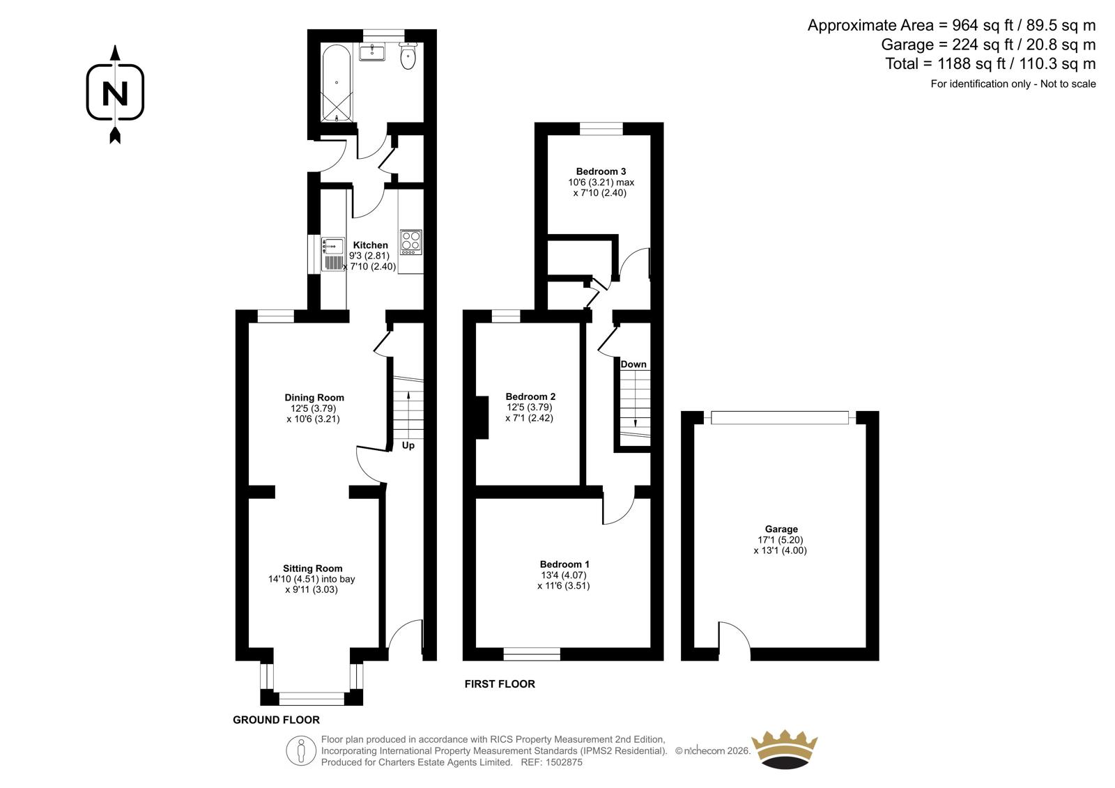 83, Ampthill Road, Southampton floorplan