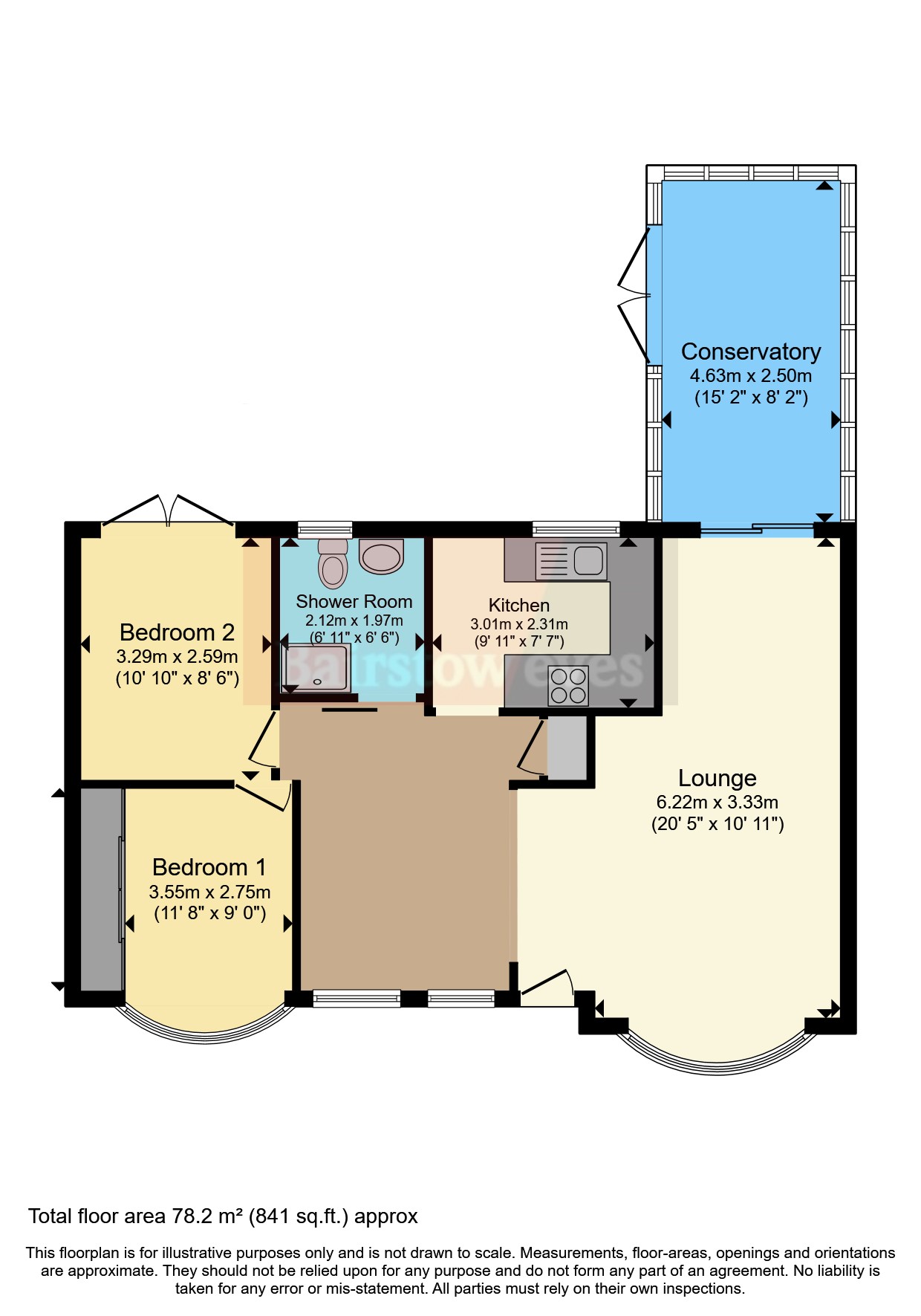 20, Kingfield Close, Mansfield floorplan