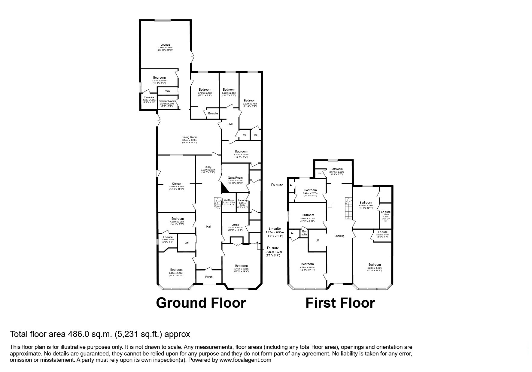 The Firs, 141, Malvern Road, Worcester floorplan