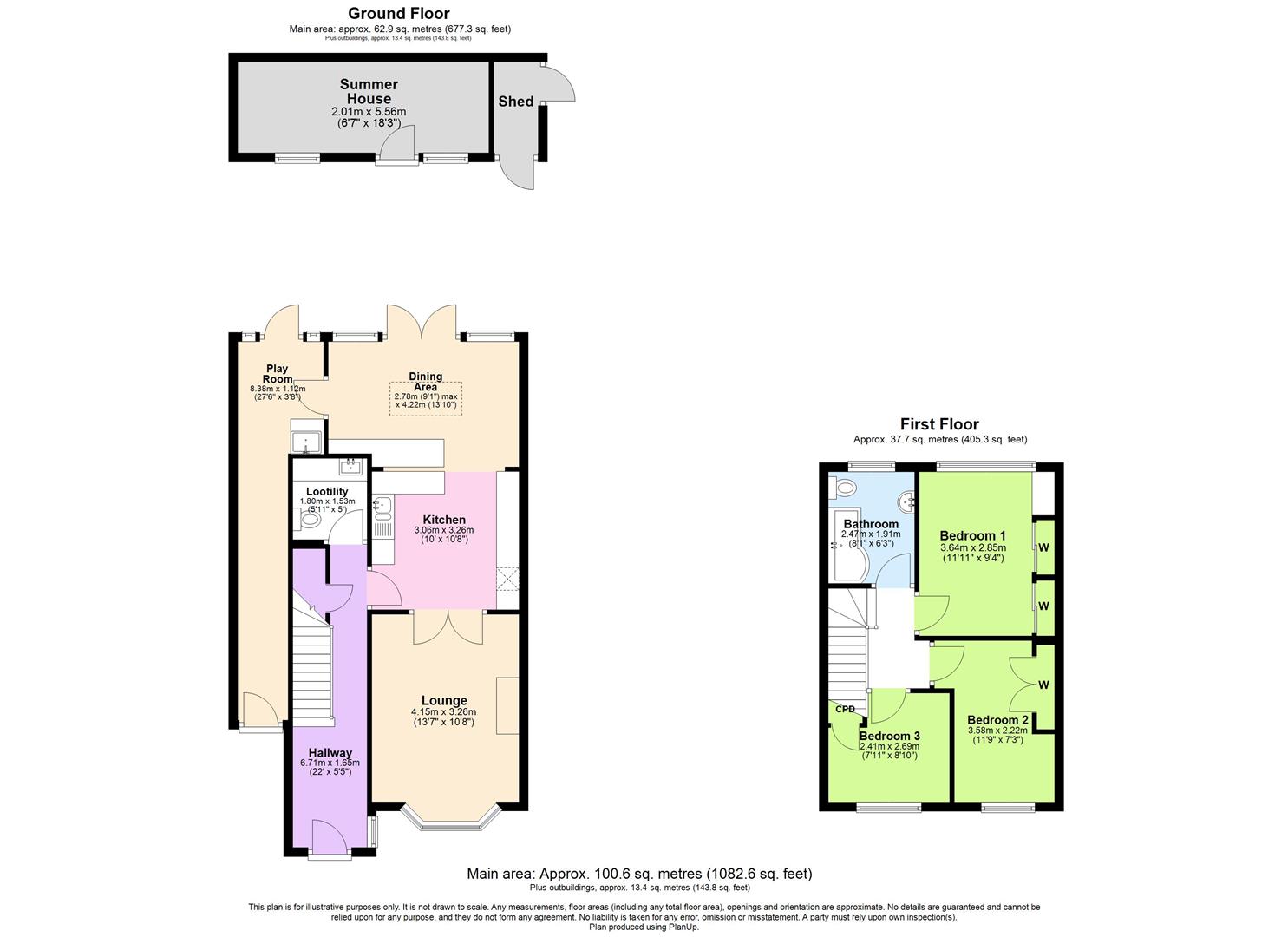 49, The Model Village, Southam floorplan
