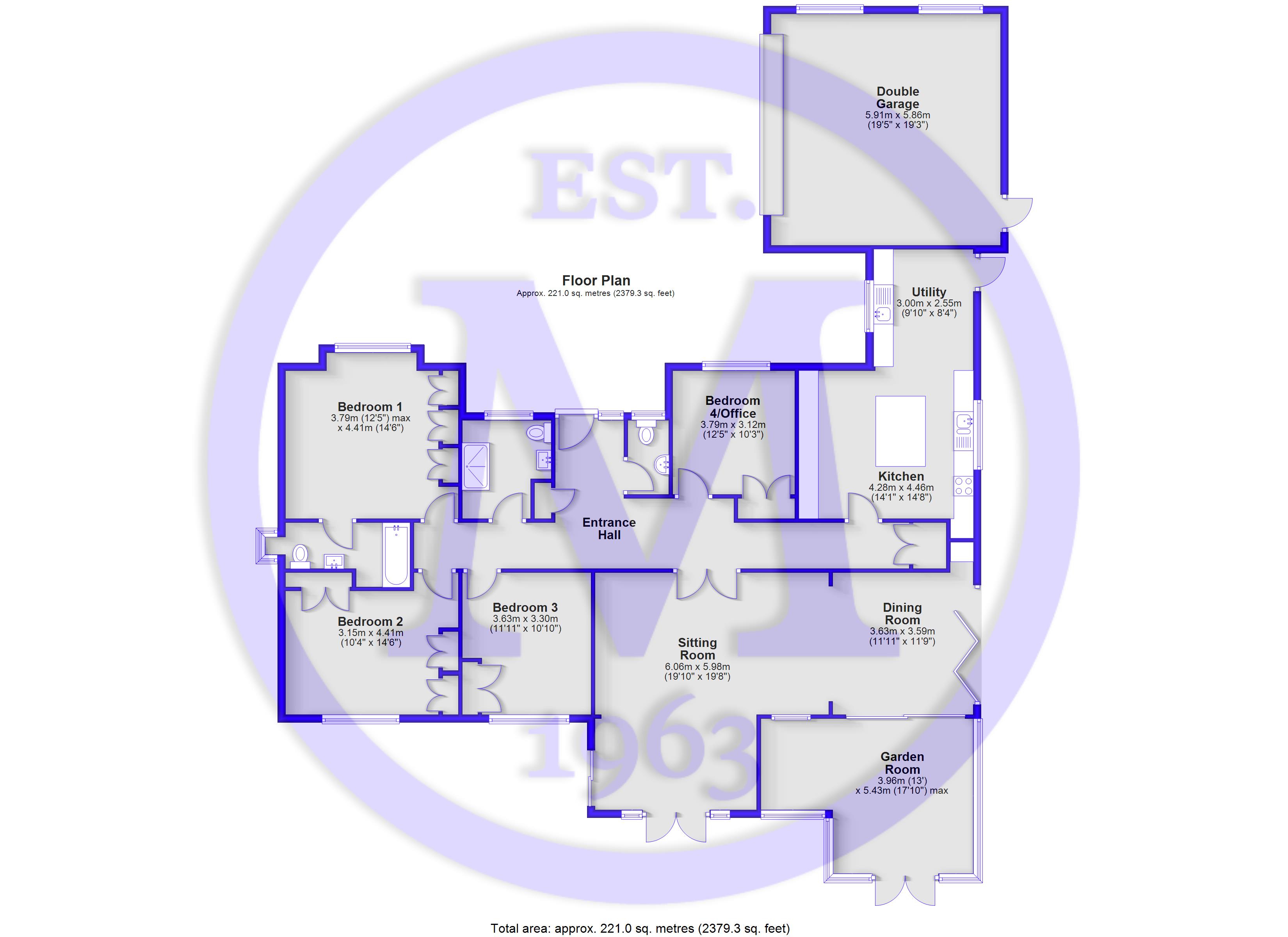 46, Barton Common Lane, New Milton floorplan