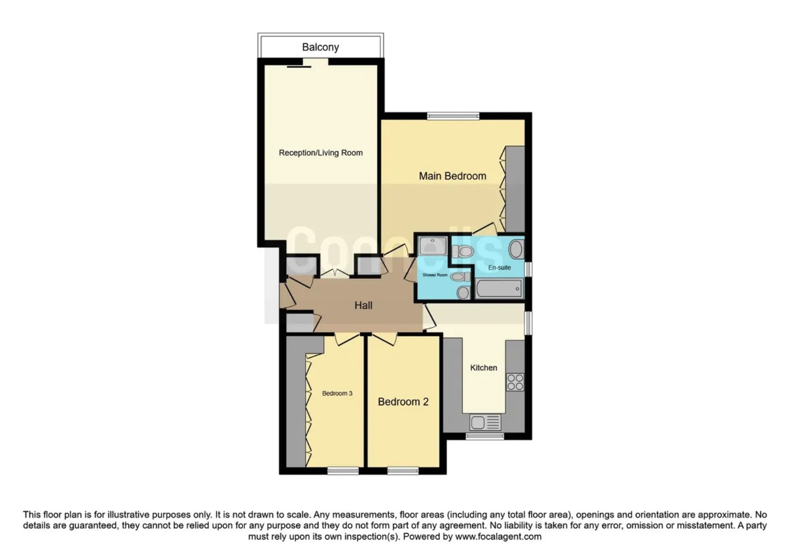 Flat 6, 60, Hendon Lane, London floorplan