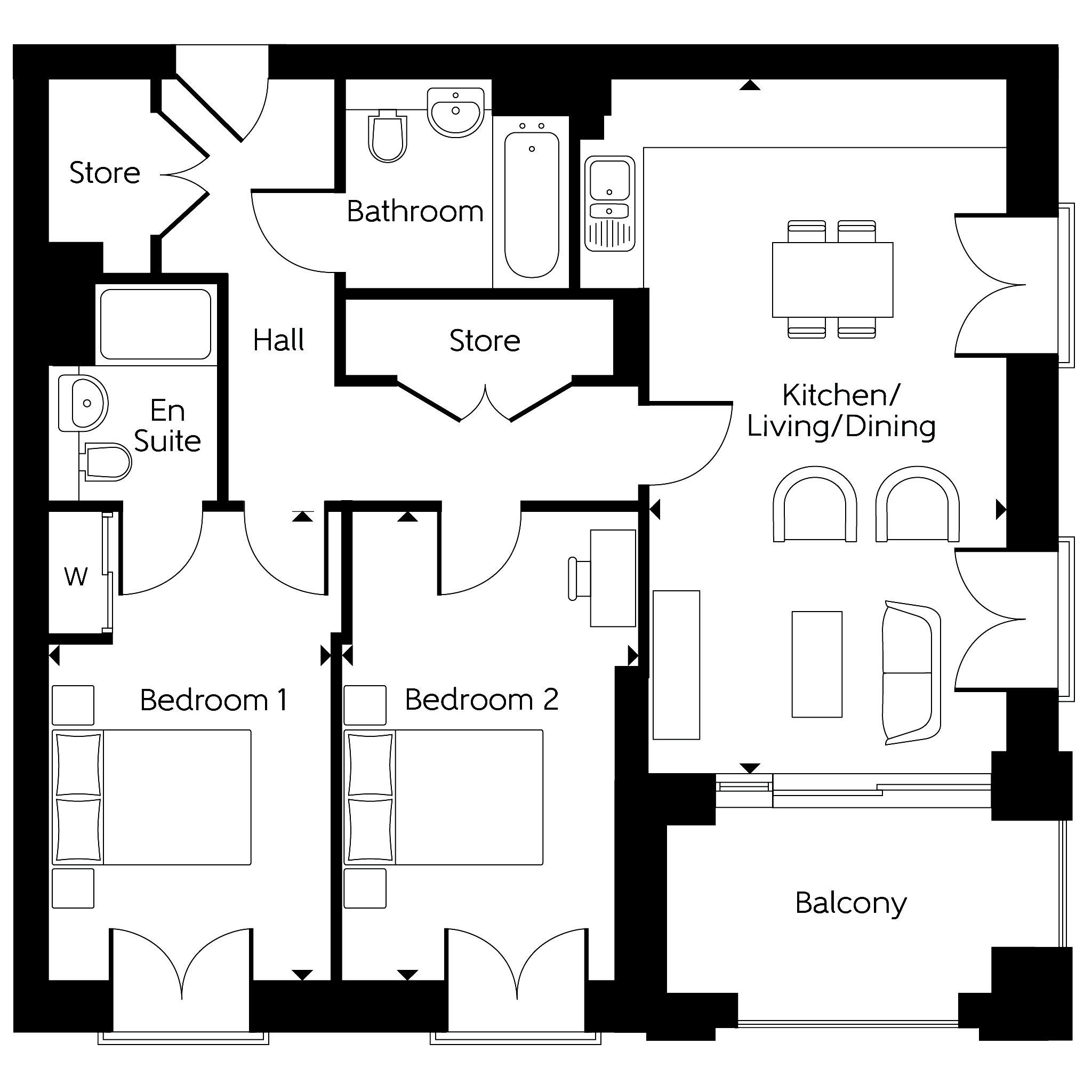 264, Fielders Crescent, Barking floorplan