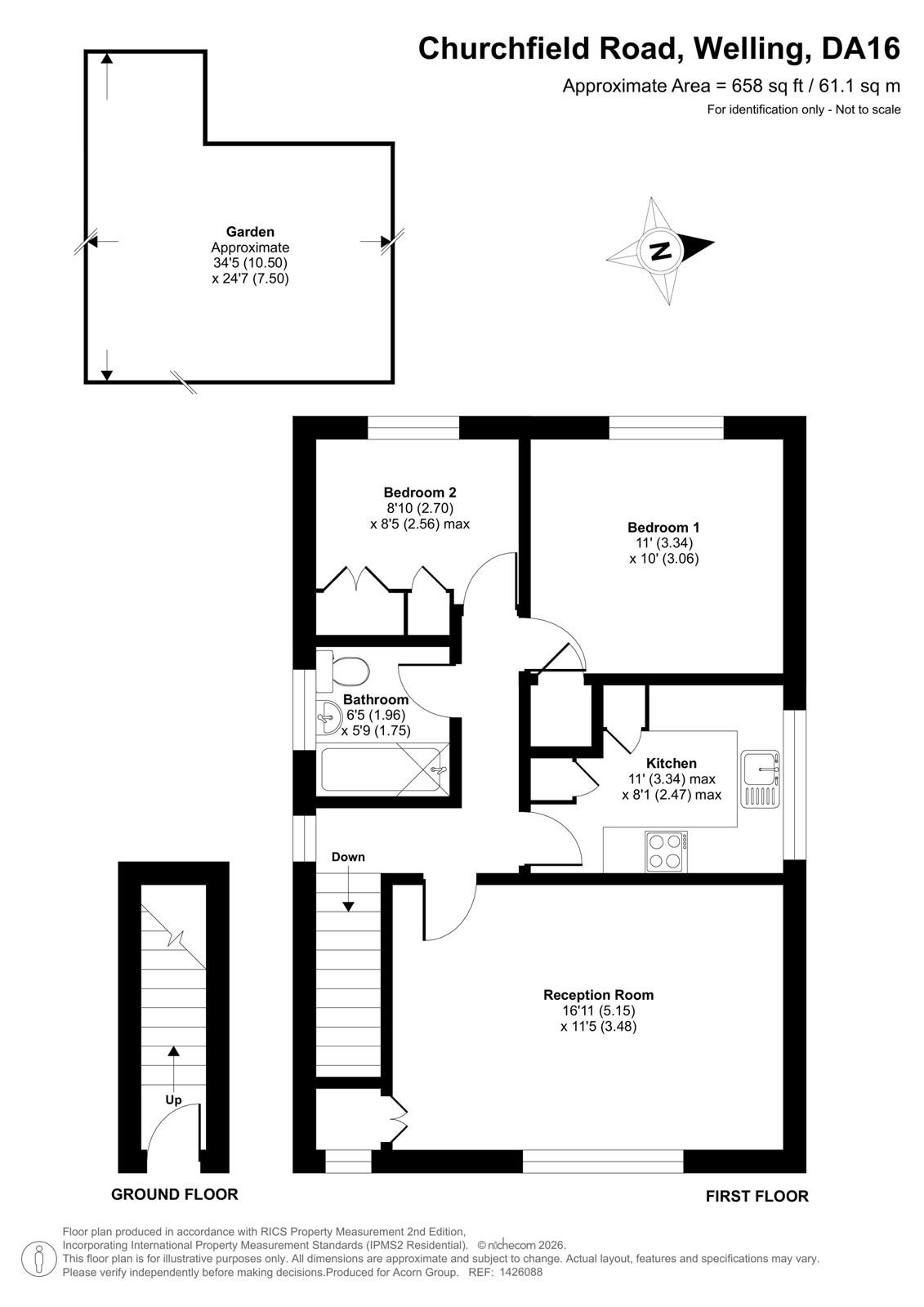 20, Churchfield Road, Welling floorplan