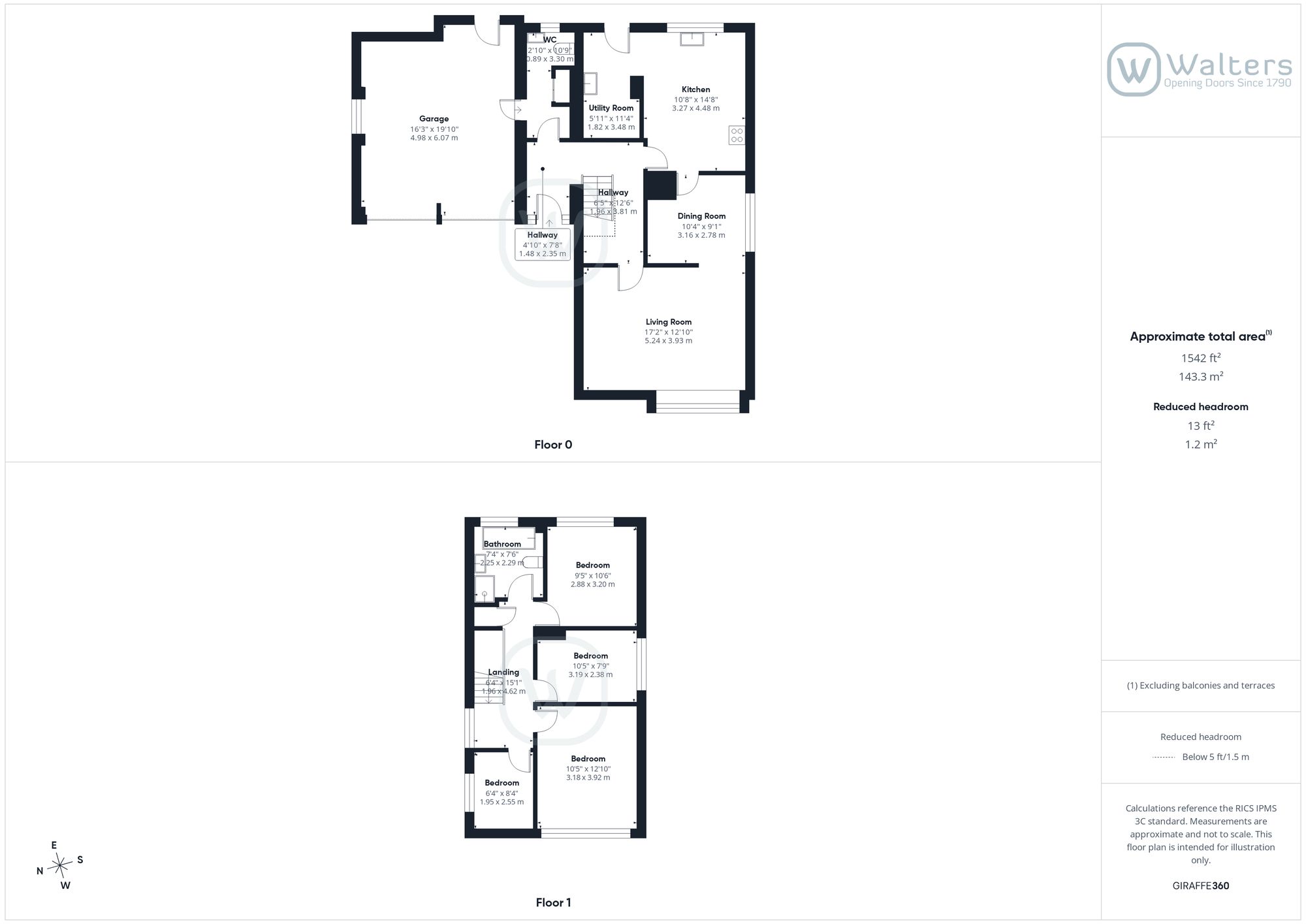 1 Chester Close, Lincoln floorplan