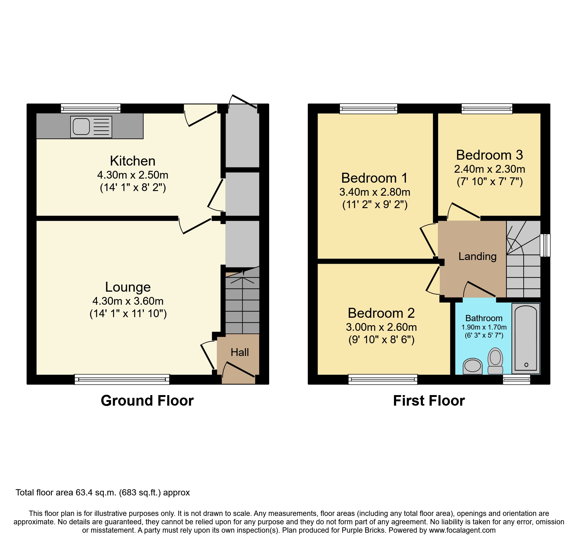 83, Rough Hay Road, Wednesbury floorplan