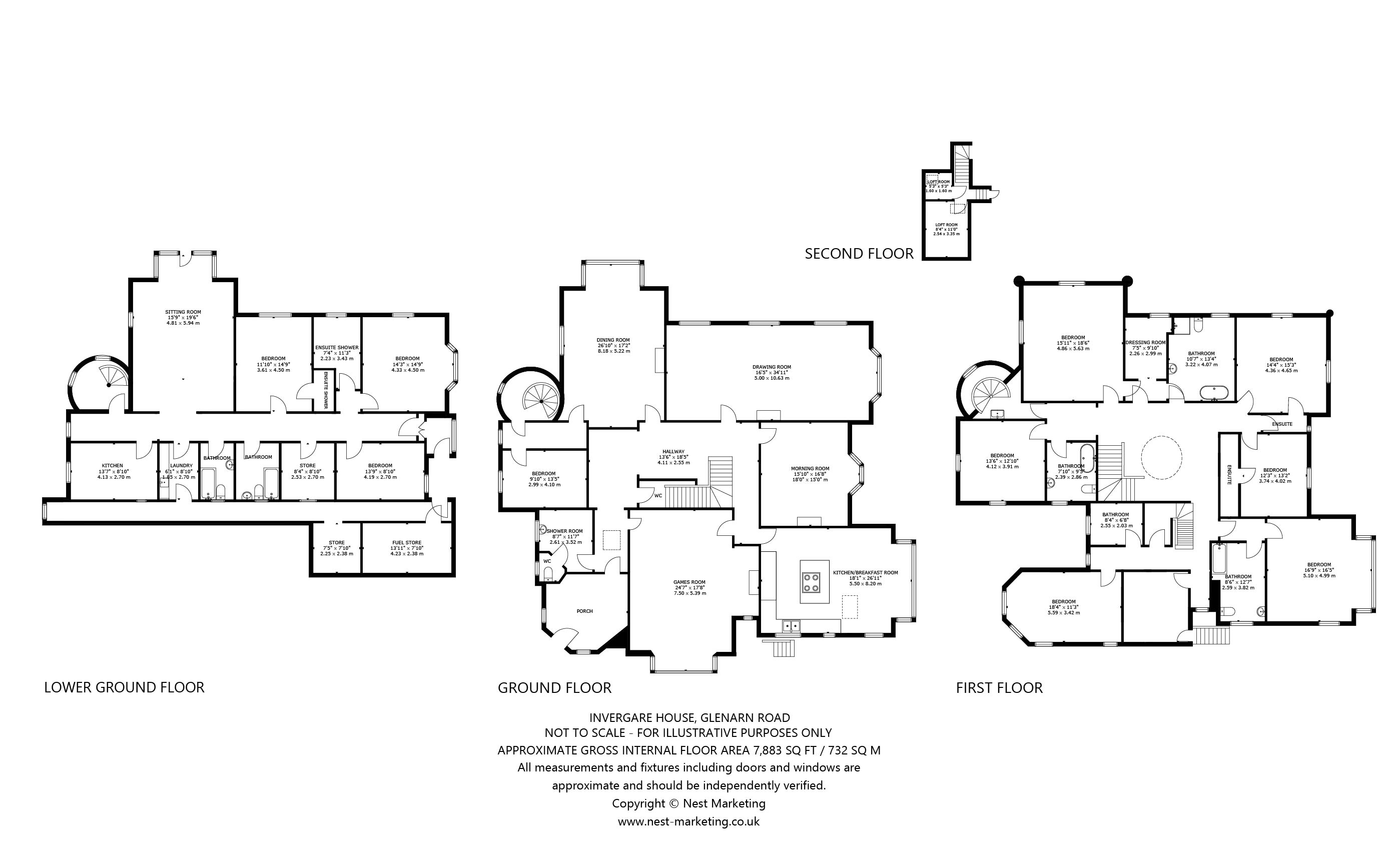 Invergare House, Rhu floorplan