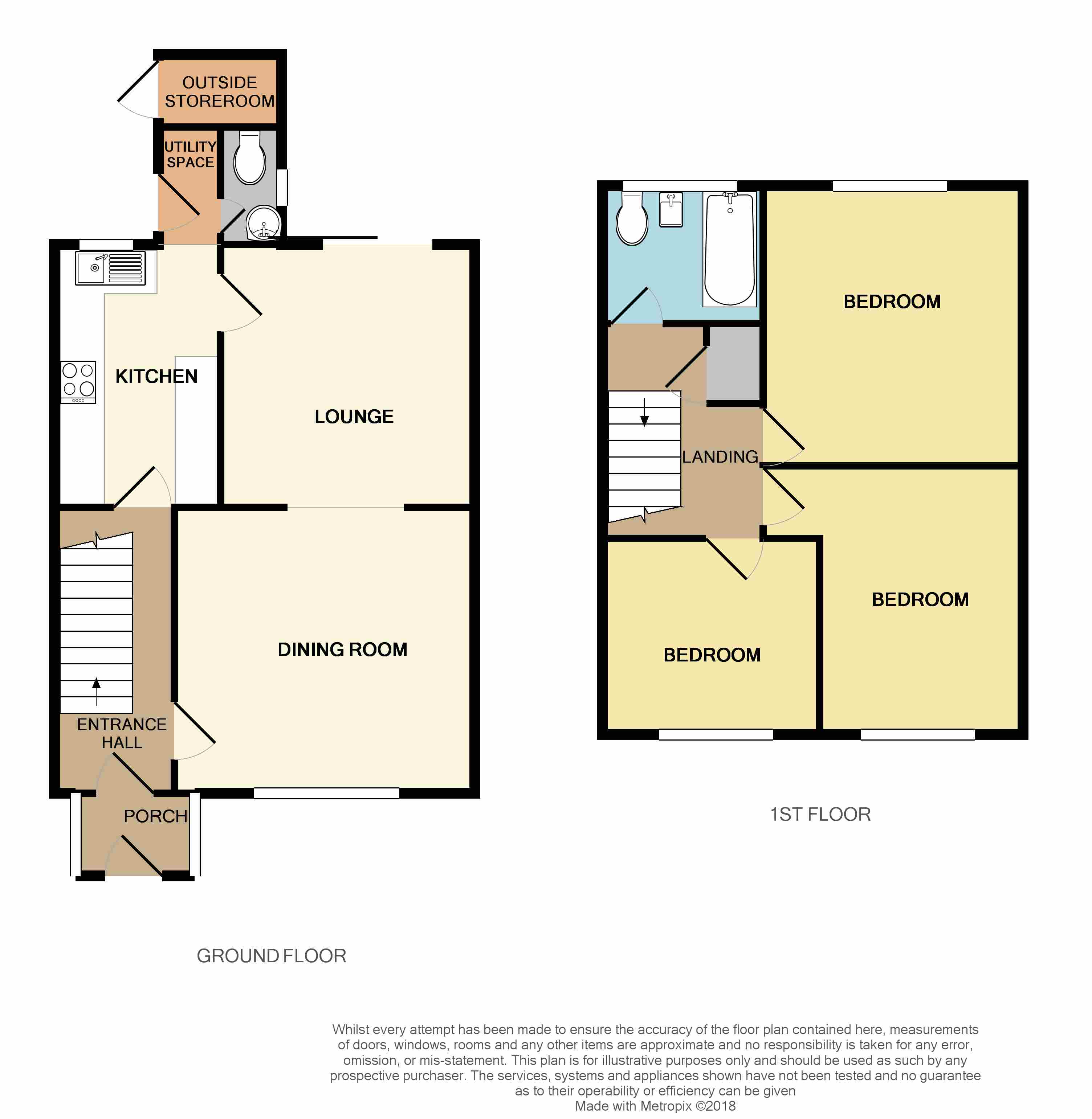 3 Bedrooms Terraced house for sale in Turstan Road, Witham, Essex CM8