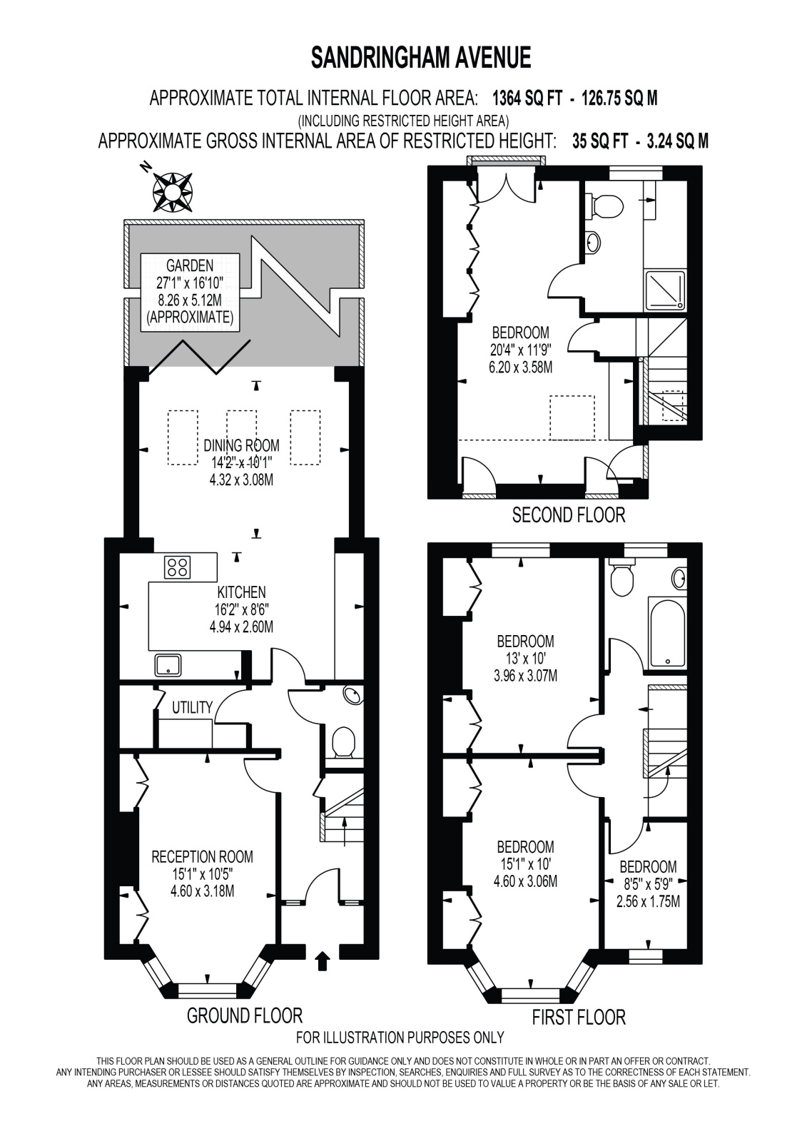 18, Sandringham Avenue, London floorplan