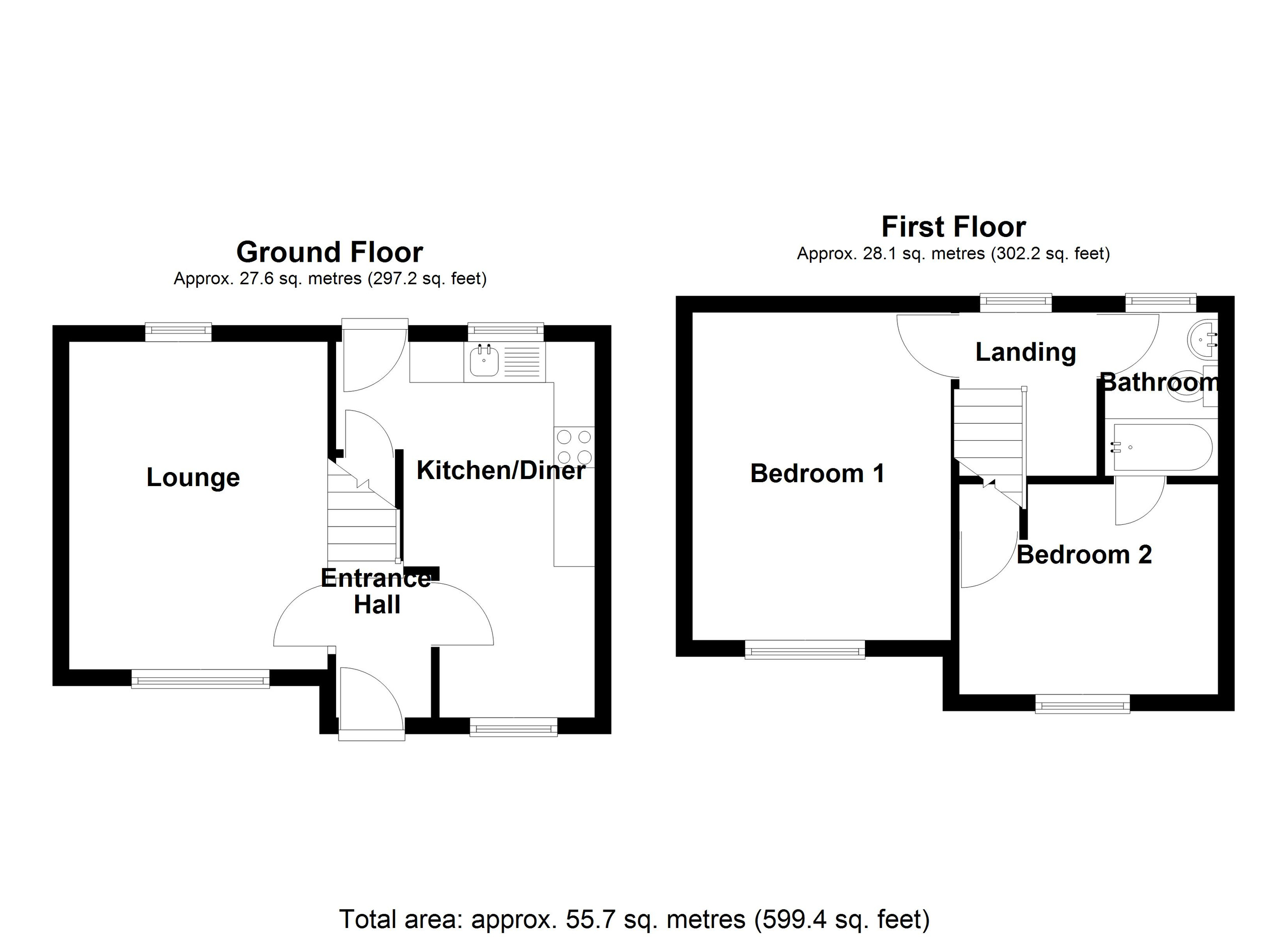 1a Elwyn Drive, Merthyr Tydfil floorplan