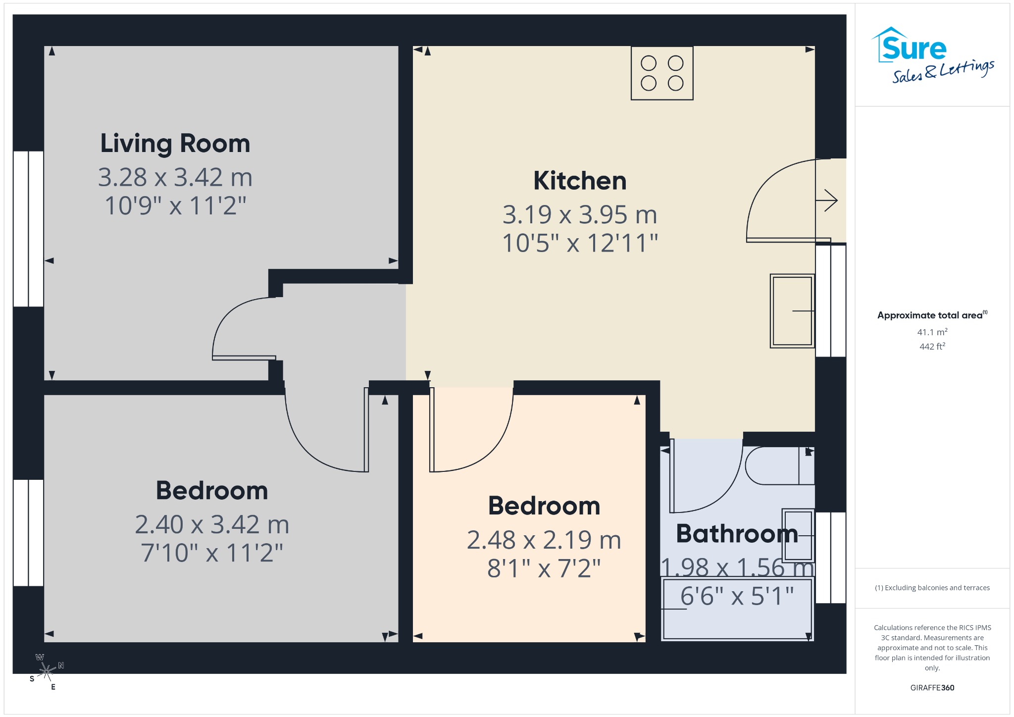 Flat, 59A Gossoms End, Hertfordshire floorplan