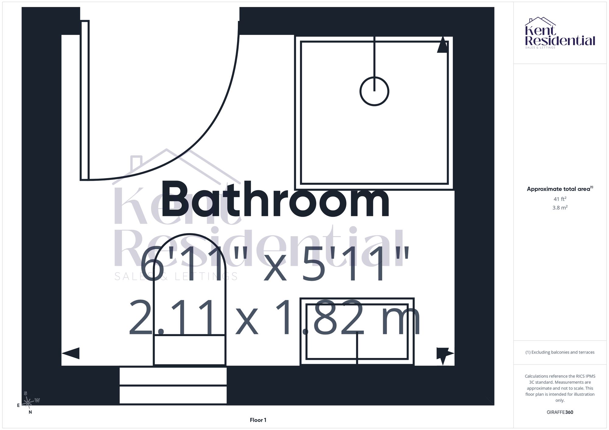 Room 2 172 Rochester Street, Chatham floorplan