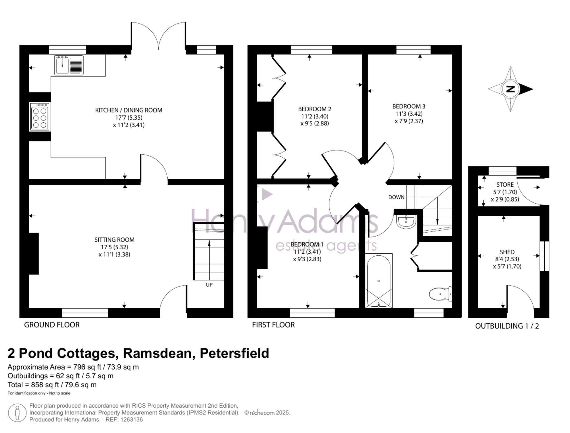 2 Pond Cottages, Petersfield floorplan