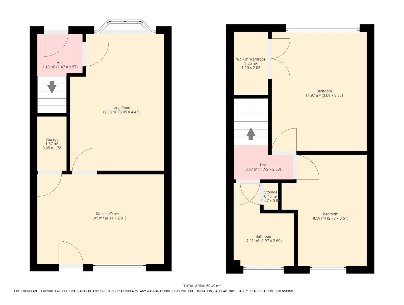 5, Warren House Close, Rotherham floorplan
