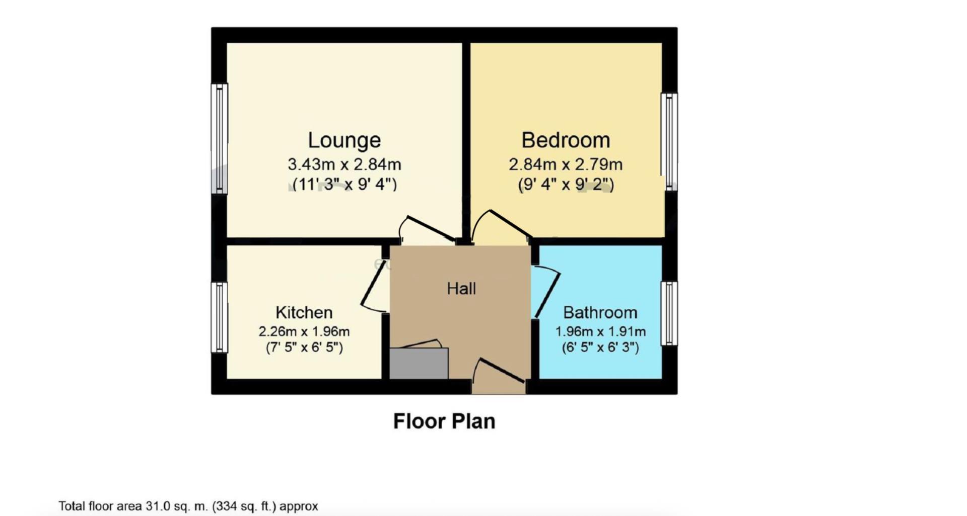 Flat 22, Winsford Court, Winsford Avenue, Coventry floorplan