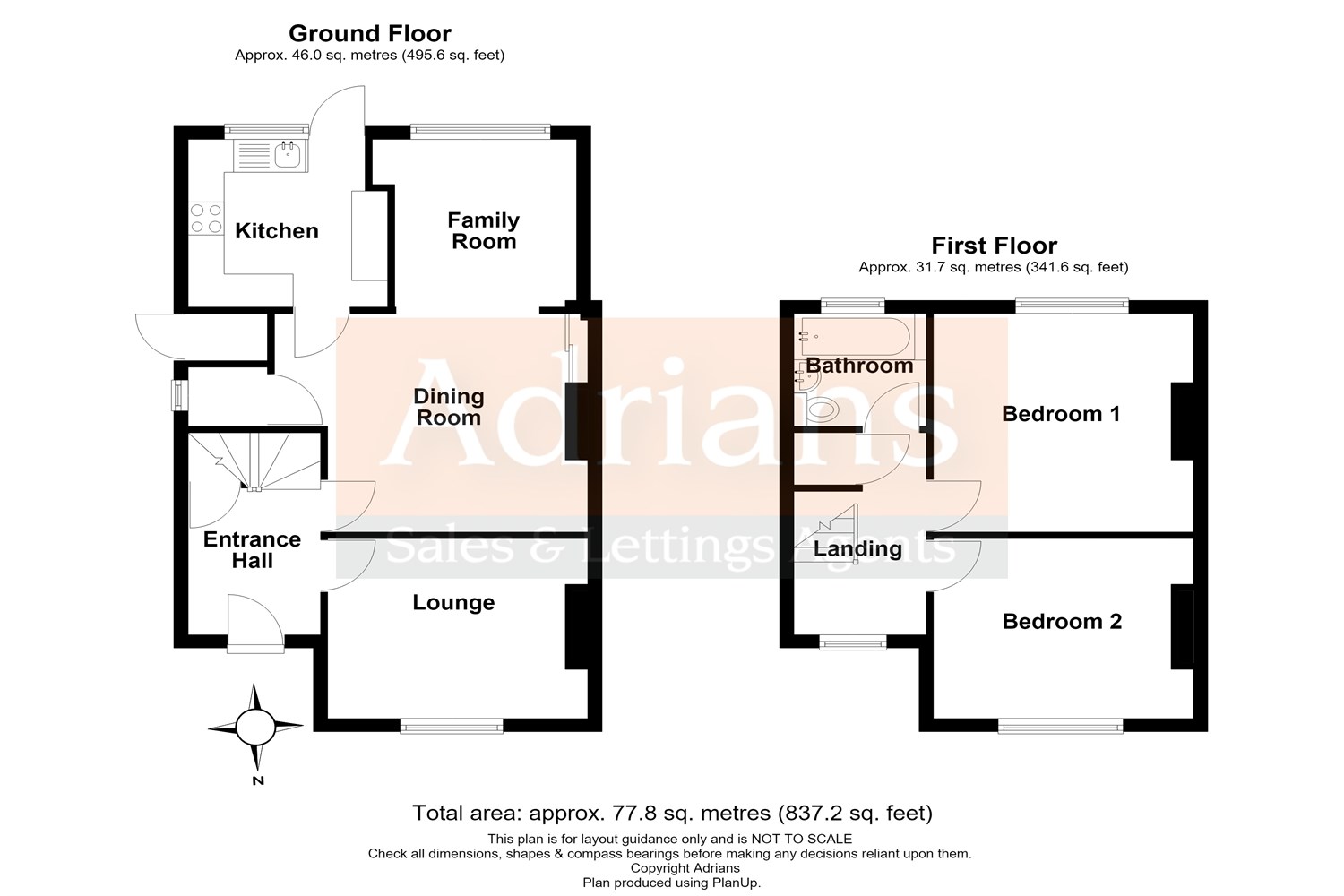 172, Maldon Road, Great Baddow, Chelmsford floorplan