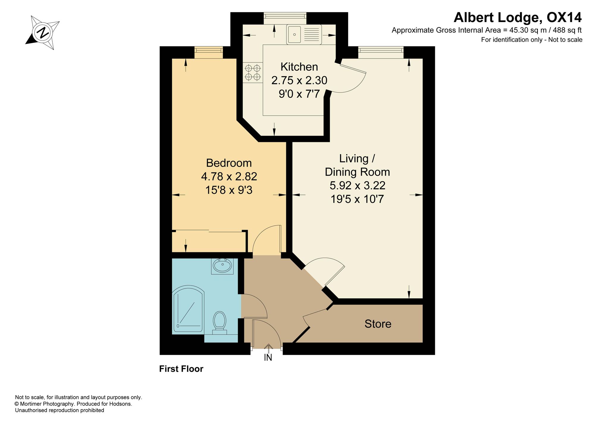 26 Albert Lodge, Abingdon floorplan