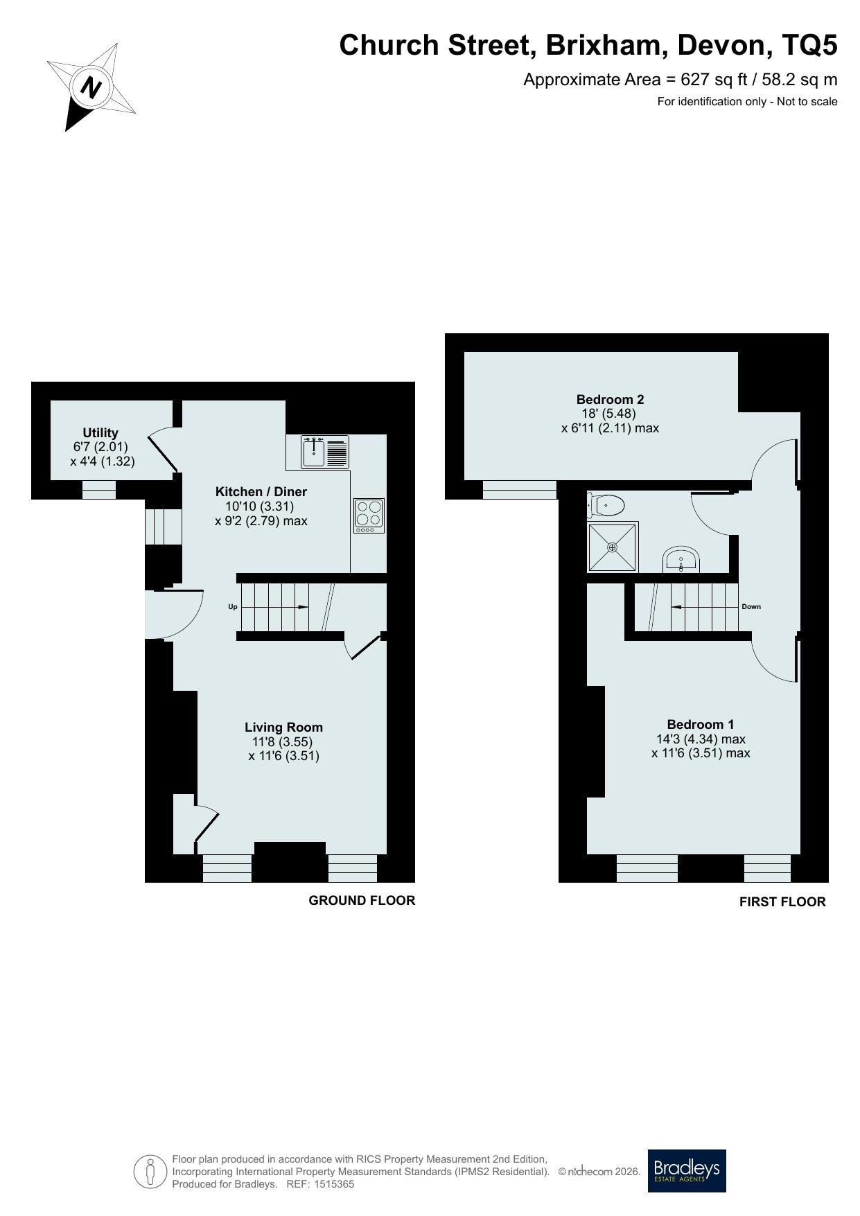 39 Church Street, Brixham Devon, Devon floorplan