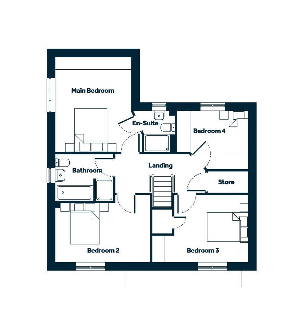 Plot 5, Myerscough Road, Mellor Brook floorplan