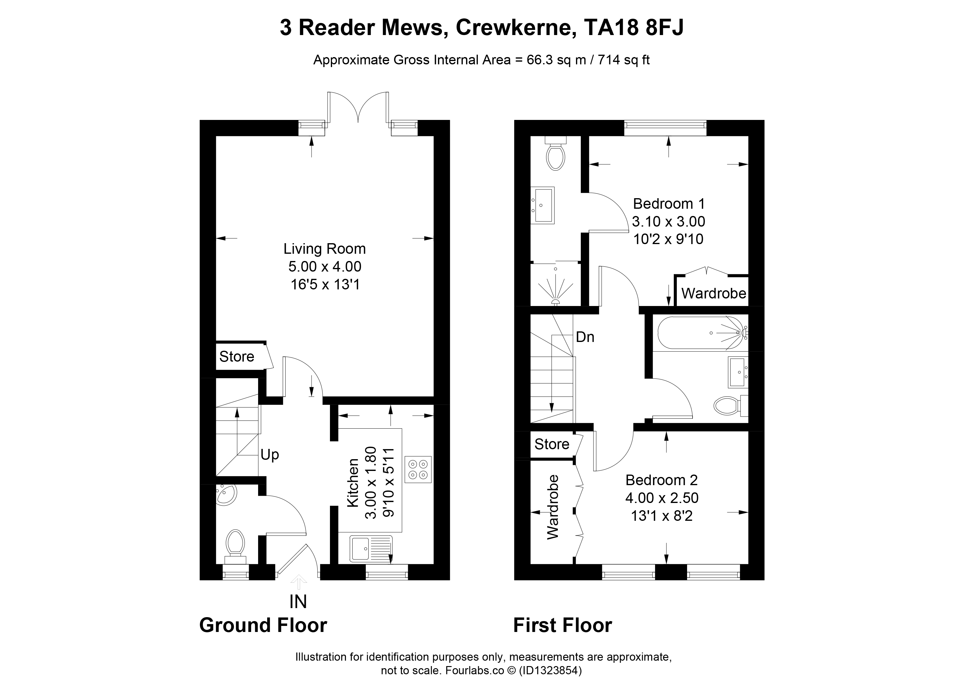 3, Reader Mews, Somerset floorplan