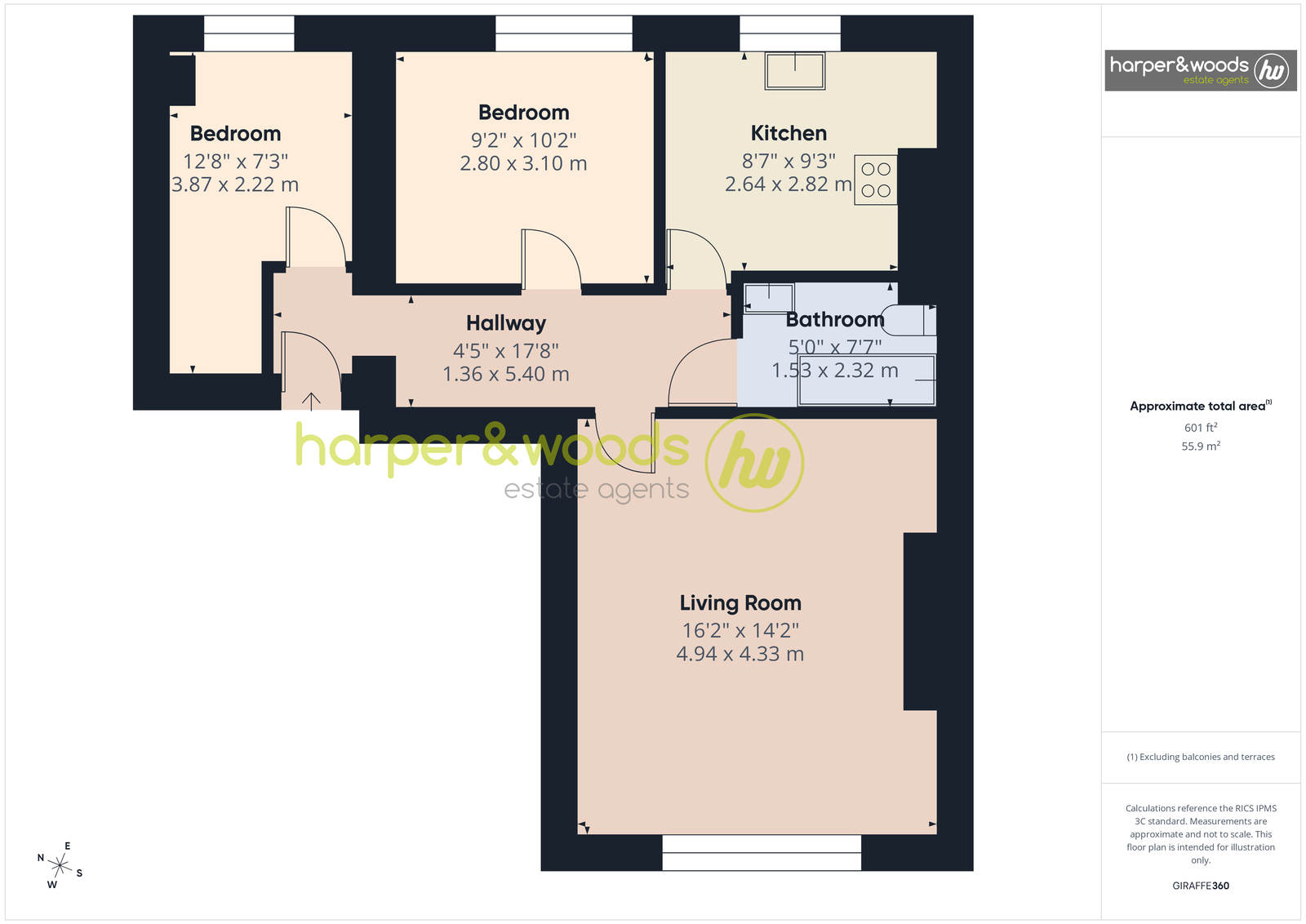 11,FLAT 2, James Street, Prenton floorplan