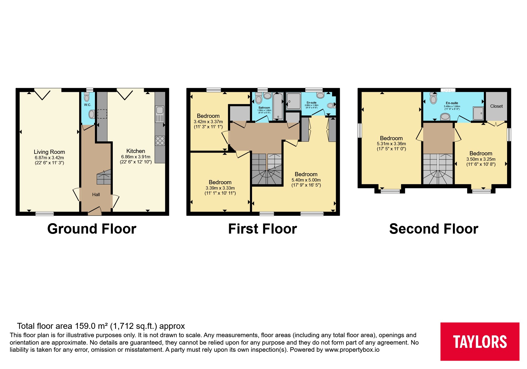 8, Bronte Close, Northamptonshire floorplan