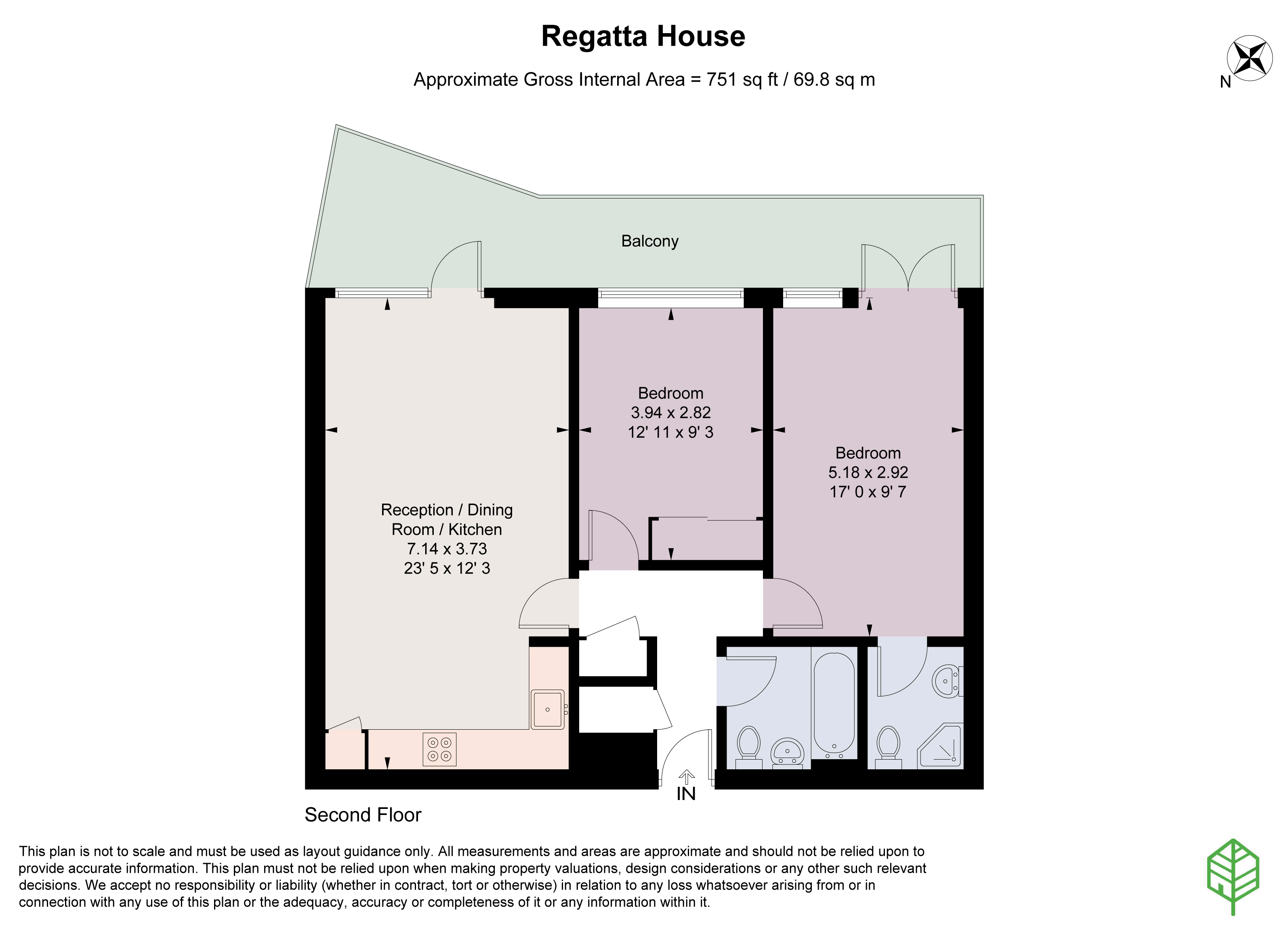 Twickenham Road, Middlesex floorplan