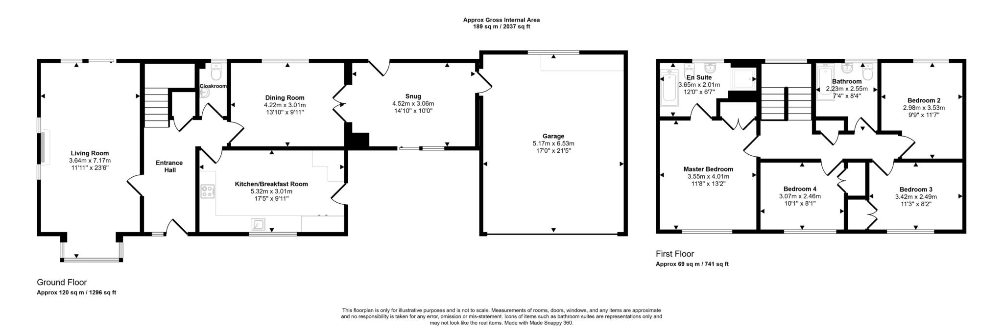 The New House, Cheltenham Road, Tewkesbury floorplan