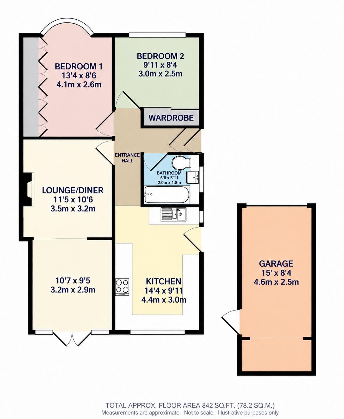 Montrose Close, Ashford floorplan