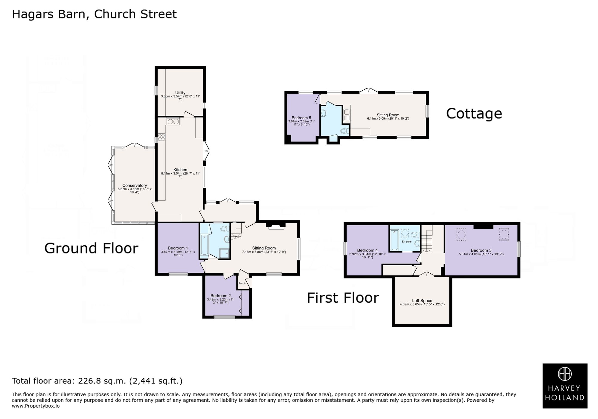 Hagars Barn Church Street, Chipping Norton floorplan