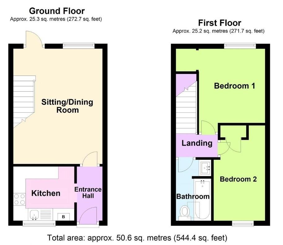 Farriers Croft, Bussage, Stroud GL6, 2 bedroom terraced house to rent