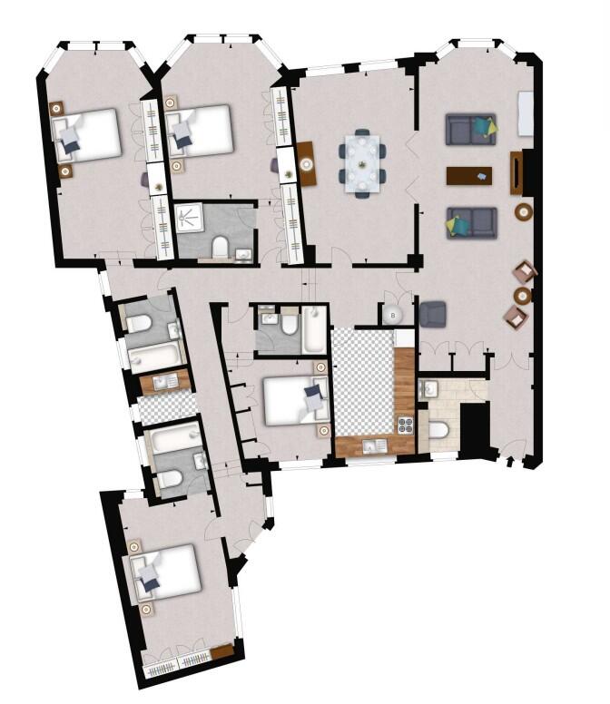 Apartment, 9, Strathmore Court, Park Road, London floorplan
