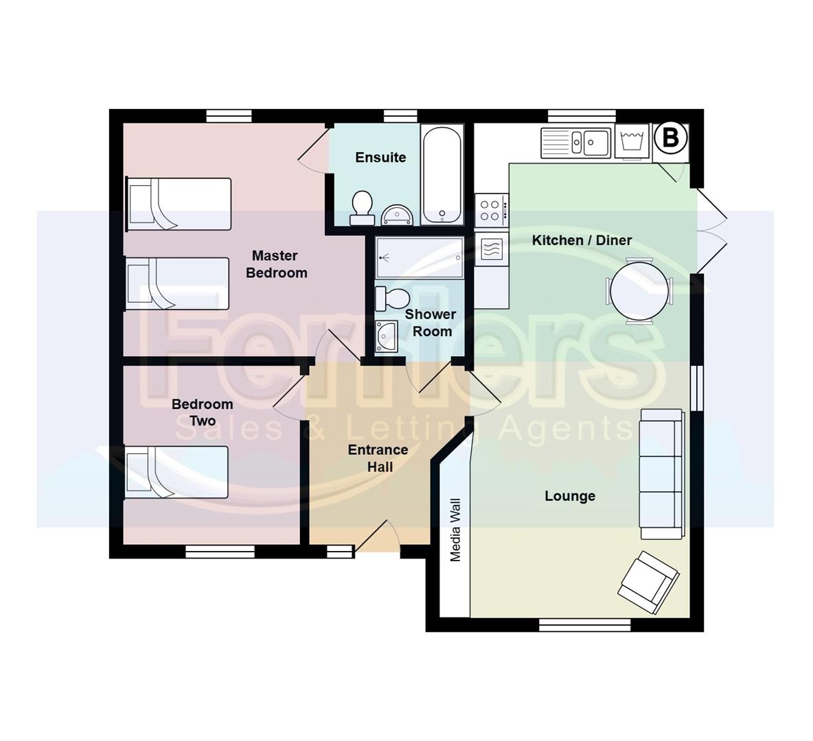 11, Nant Y Ffyrling, Maesteg floorplan